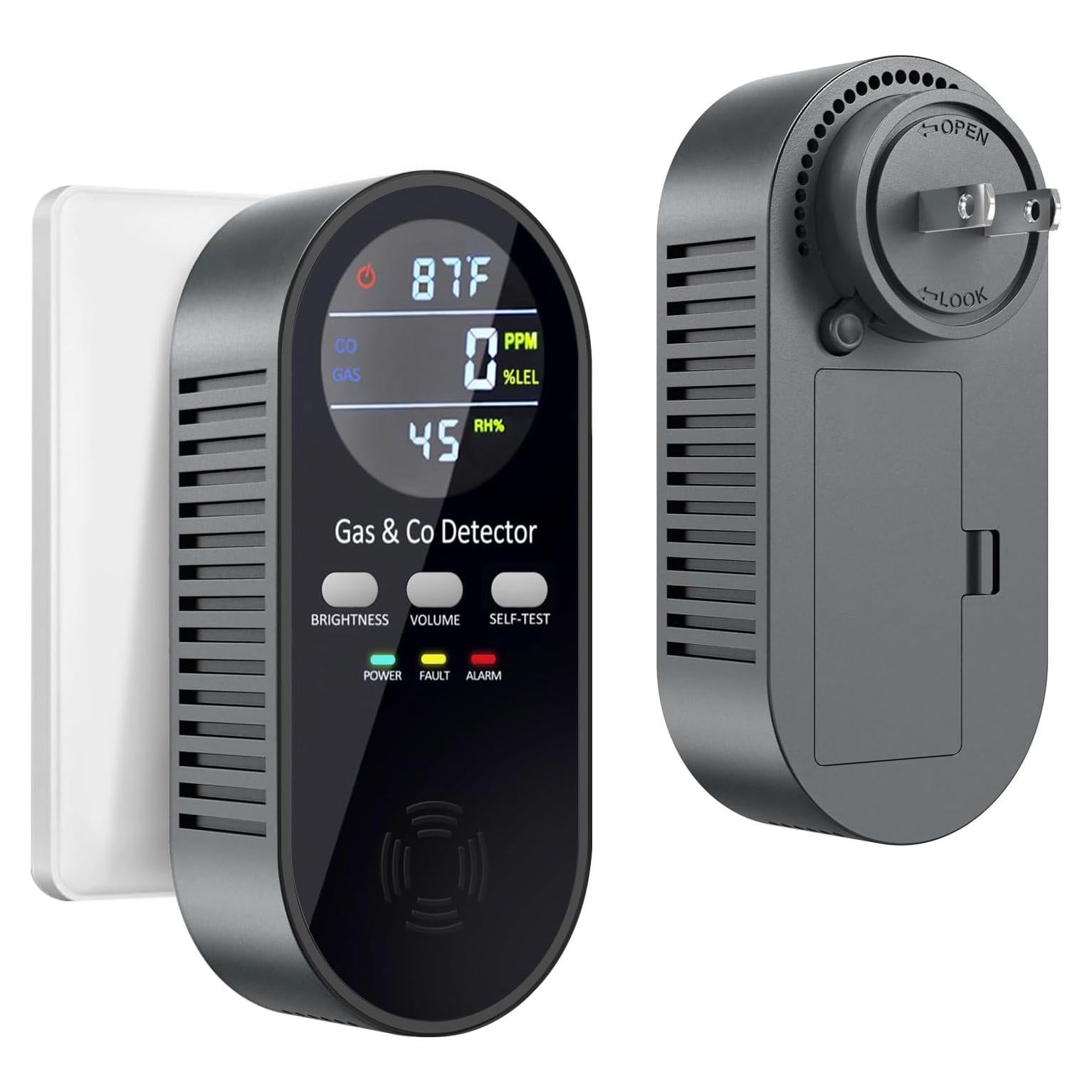 Detector de Monóxido de Carbono y Gas WESHLGD KH168 5-en-1