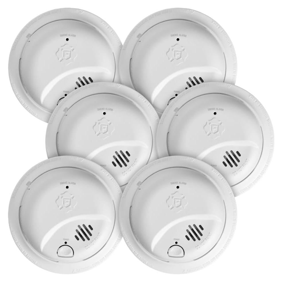 Alarma de Humo y Monóxido First Alert SMICO105-AC Paquete de 6