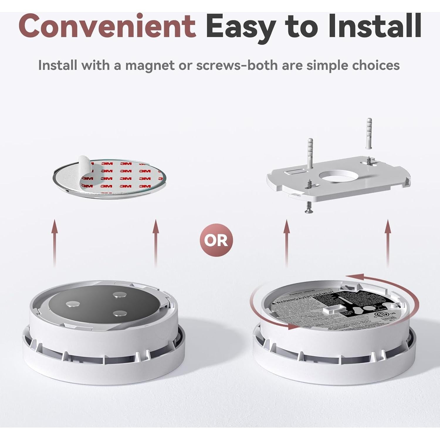Detector de Humo Putogesafe con Batería de 10 Años y Sensor Fotoeléctrico