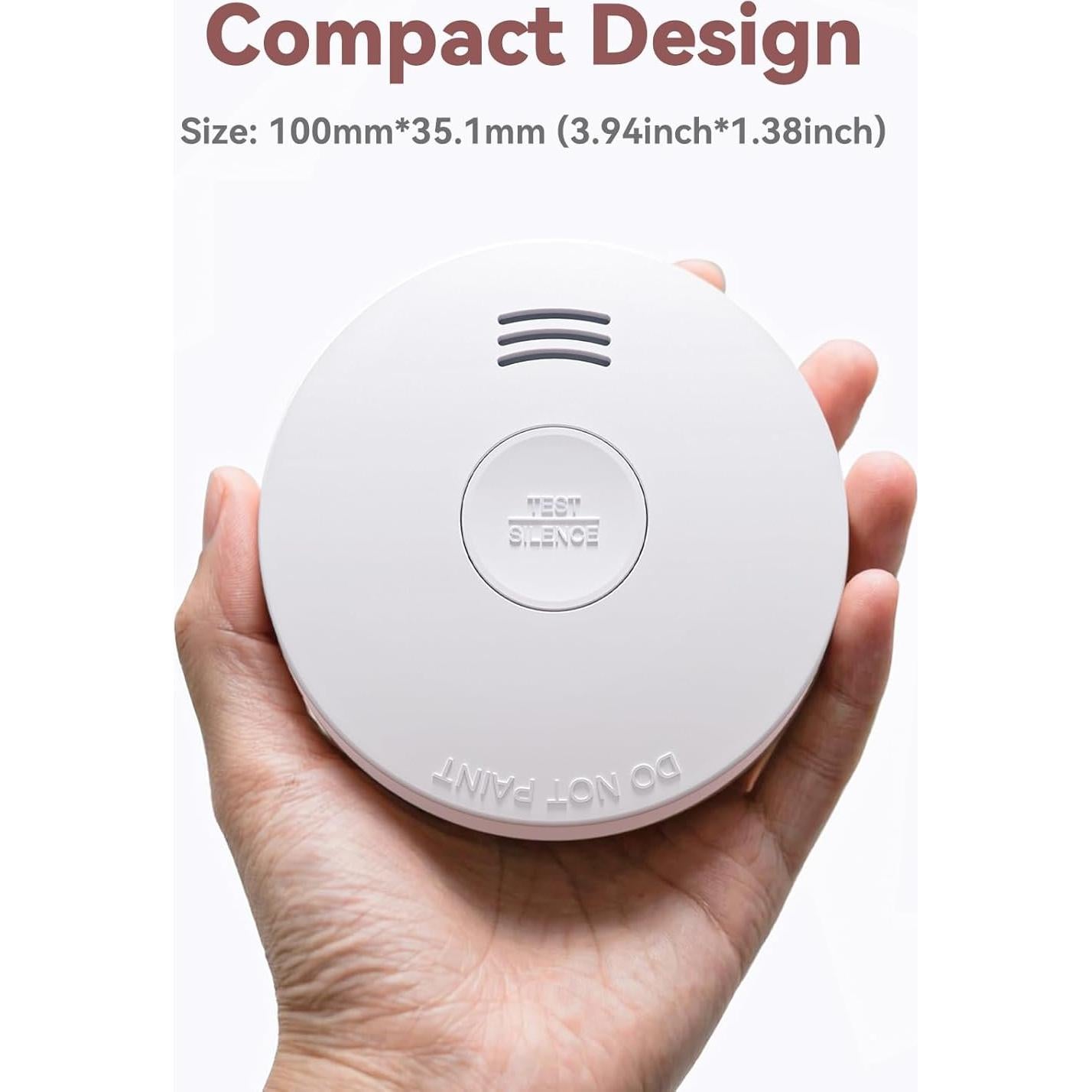 Detector de Humo Putogesafe con Batería de 10 Años y Sensor Fotoeléctrico