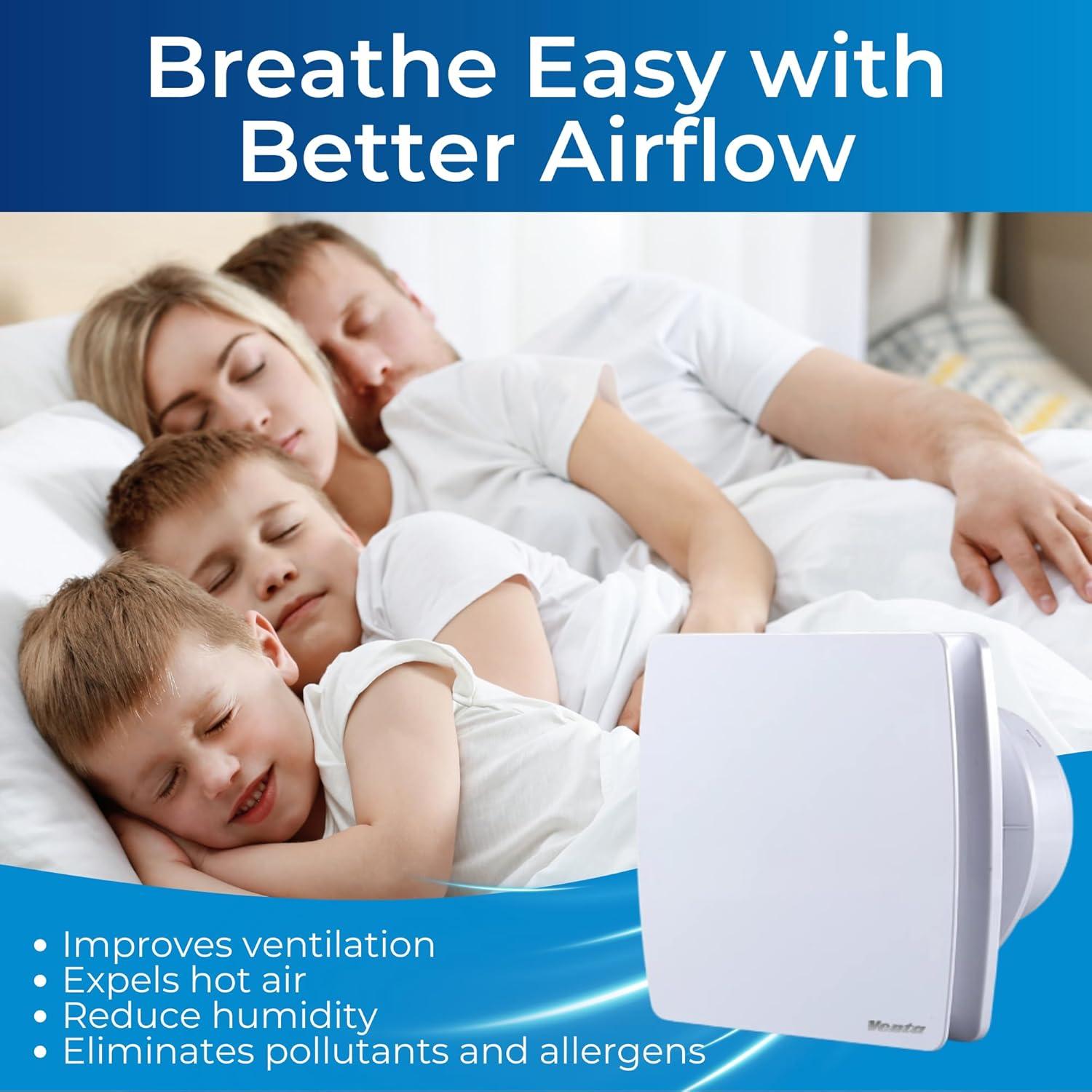 Ventilador de Escape 4" Venta Marketing Silencioso 56 CFM