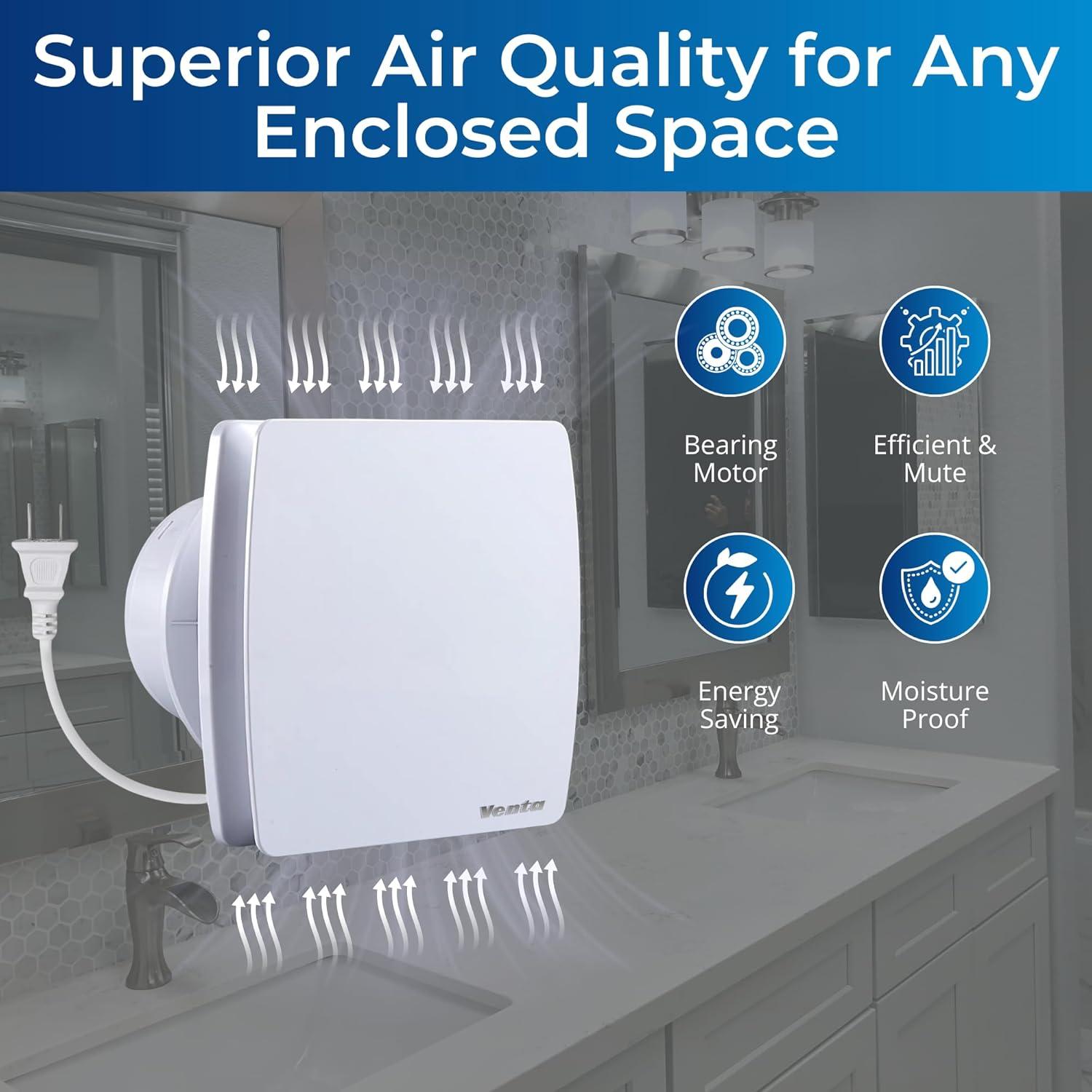 Ventilador de Escape 4" Venta Marketing Silencioso 56 CFM