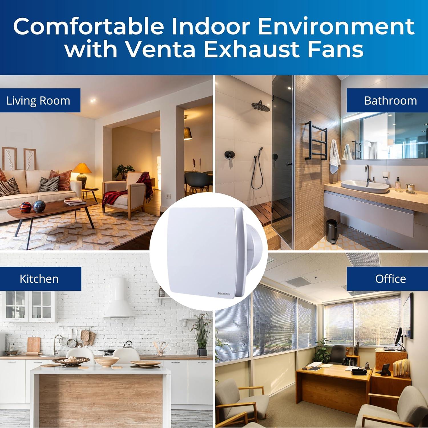 Ventilador de Escape 4" Venta Marketing Silencioso 56 CFM