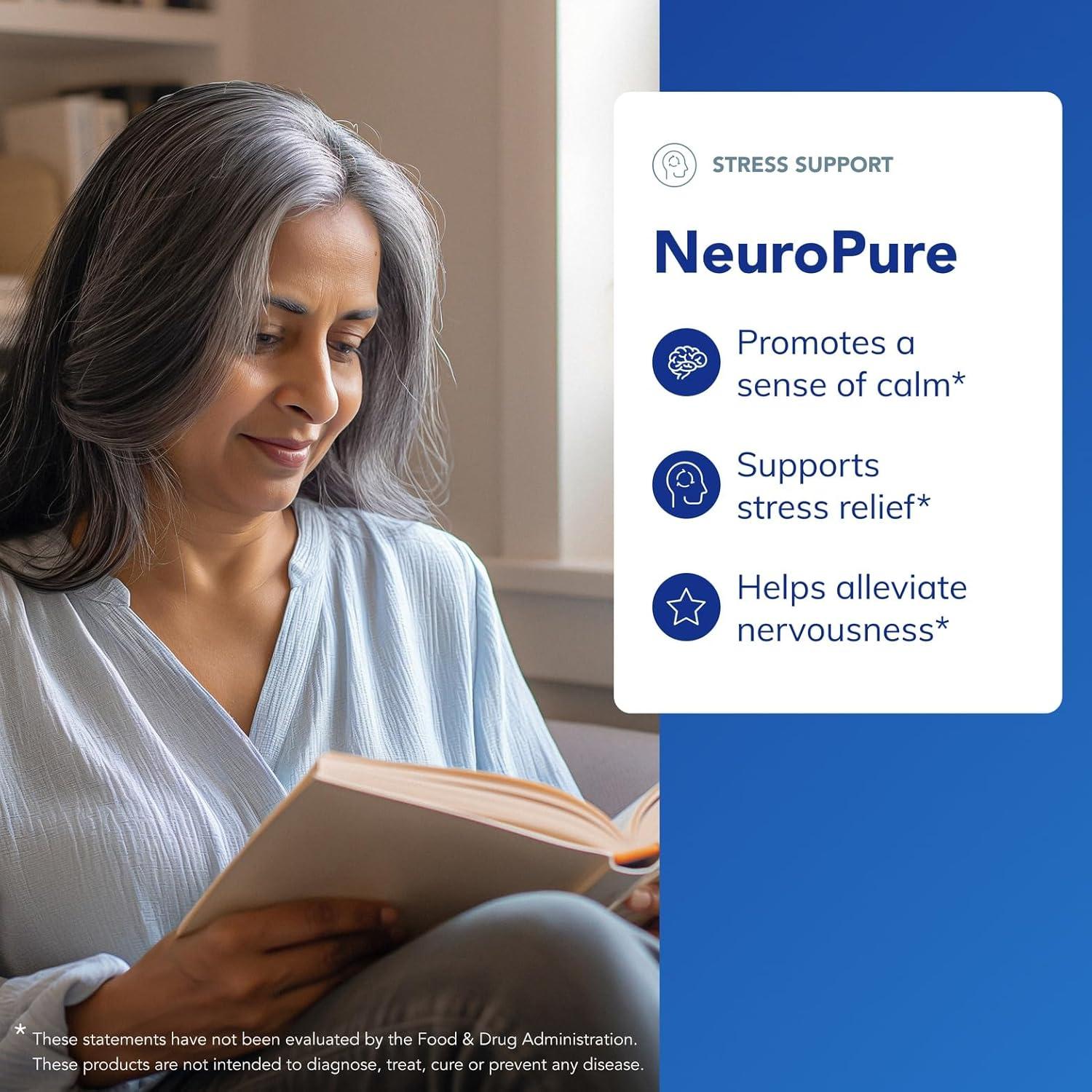Suplemento NeuroPure Pure Encapsulations 120 Cápsulas Hipoalergénico