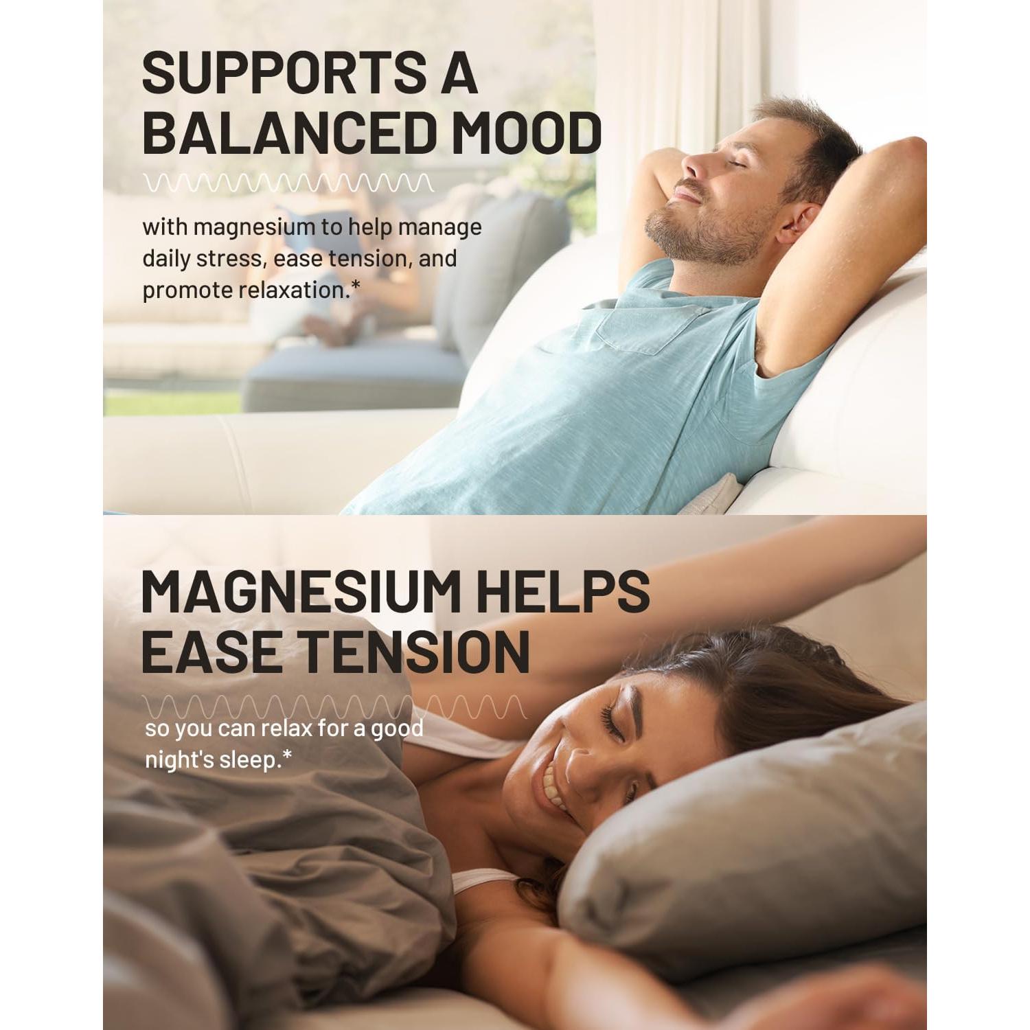 Suplemento de Magnesio FORTISCA 90 Cápsulas 500mg Vegano