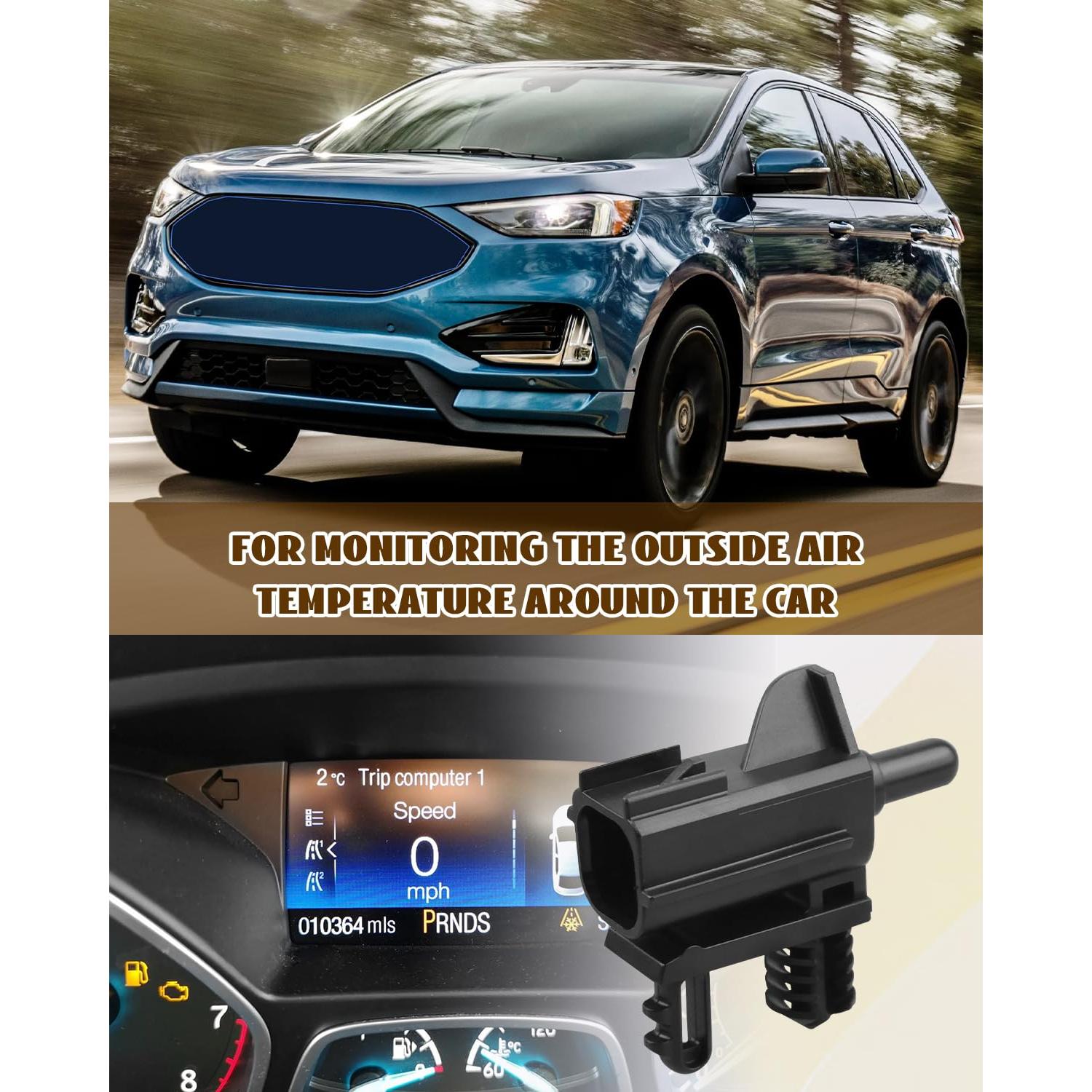 Sensor de Temperatura del Aire Ambiente Ford Lincoln AU5Z-12A647-B