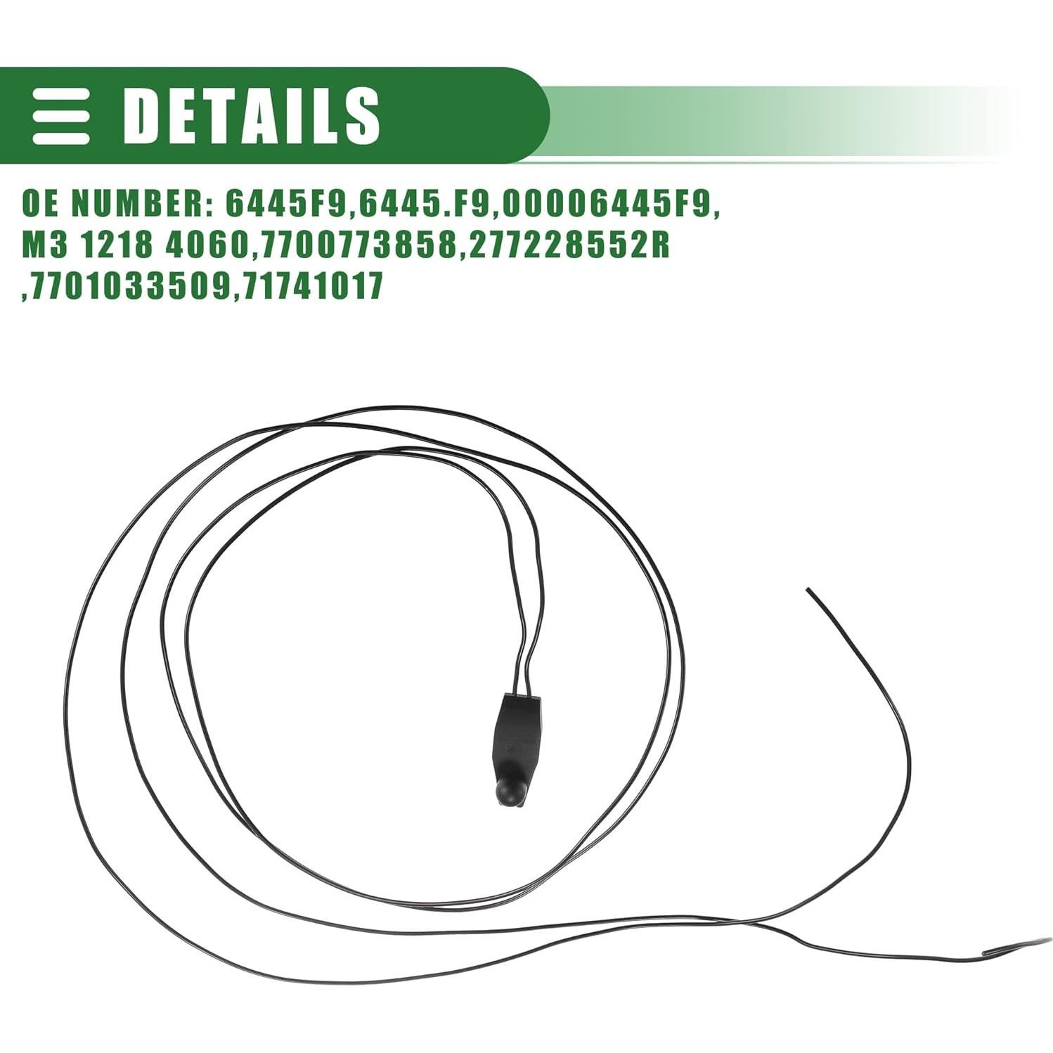 Sensor de Temperatura del Aire Exterior Motoforti para Peugeot