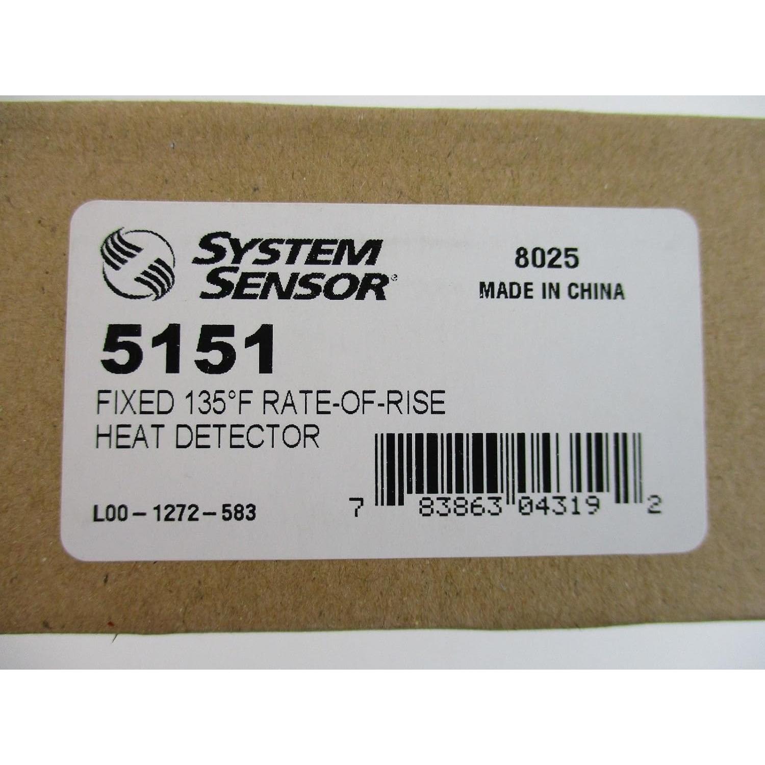 Detector de Calor Fijo System Sensor 5151 10g