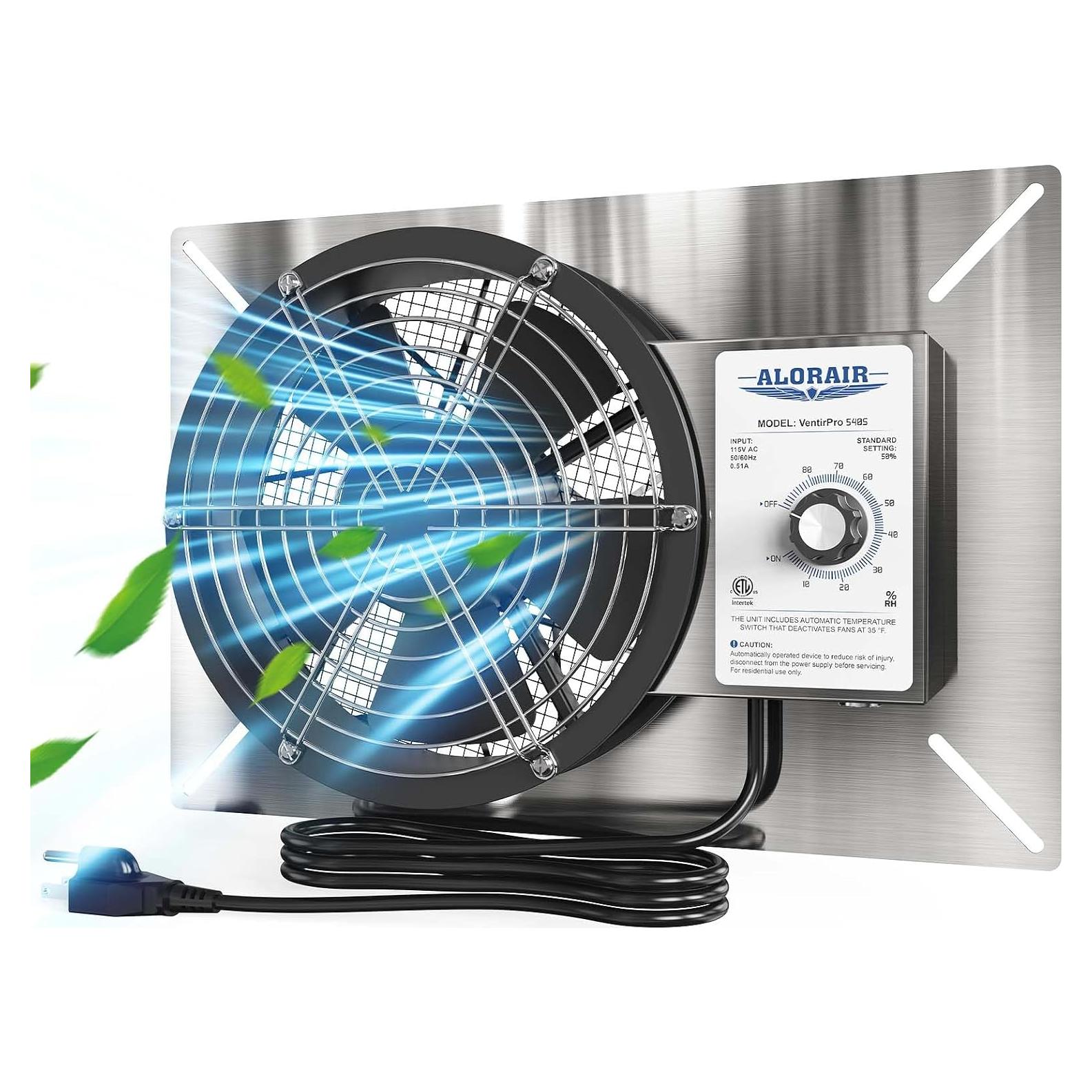 Ventilador de Escape ALORAIR VentirPro 540S 540 CFM Acero Inoxidable