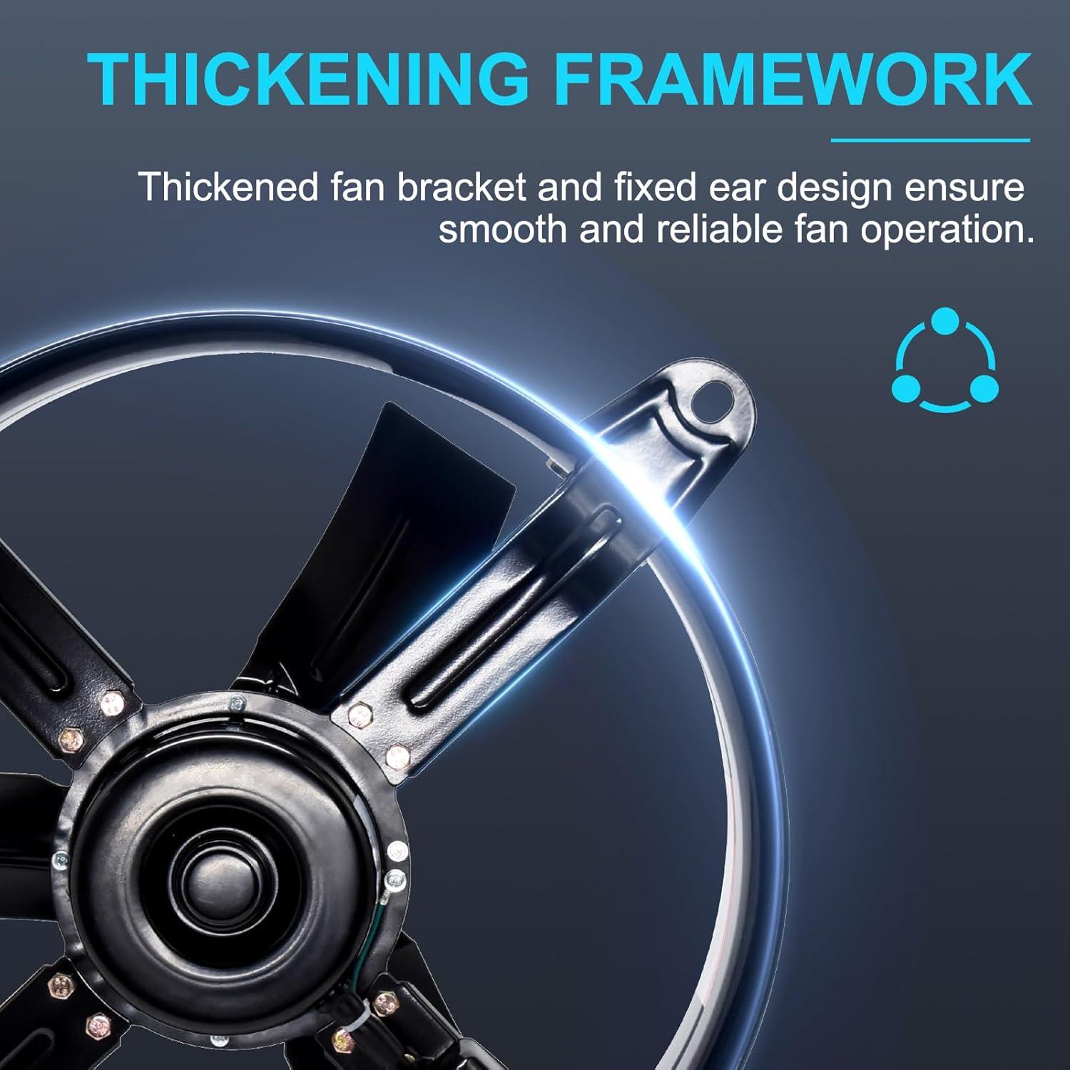 Ventilador de Ático Criditpid 16" (40.64 cm) con Termostato