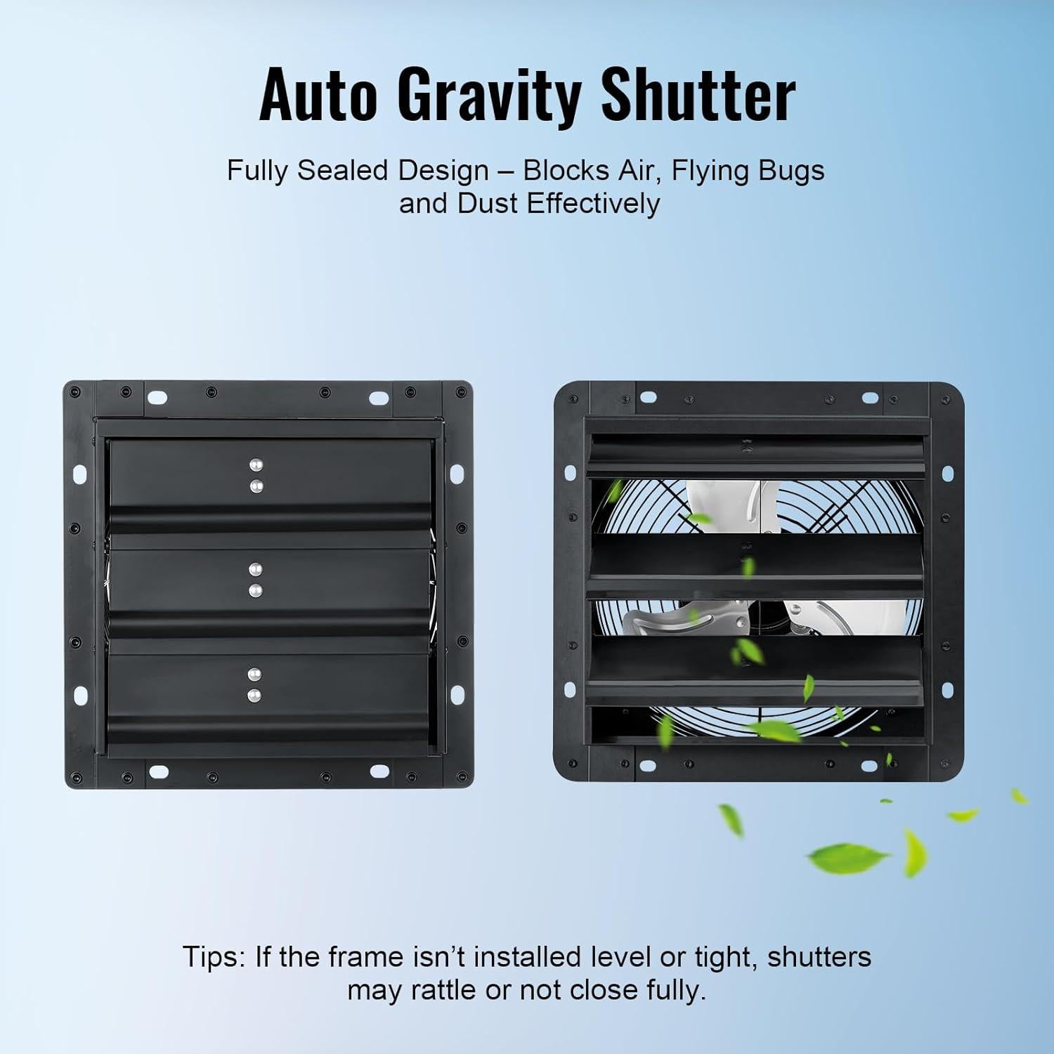 Ventilador de Escape Windigaga 8" 760 CFM Silencioso 40dB