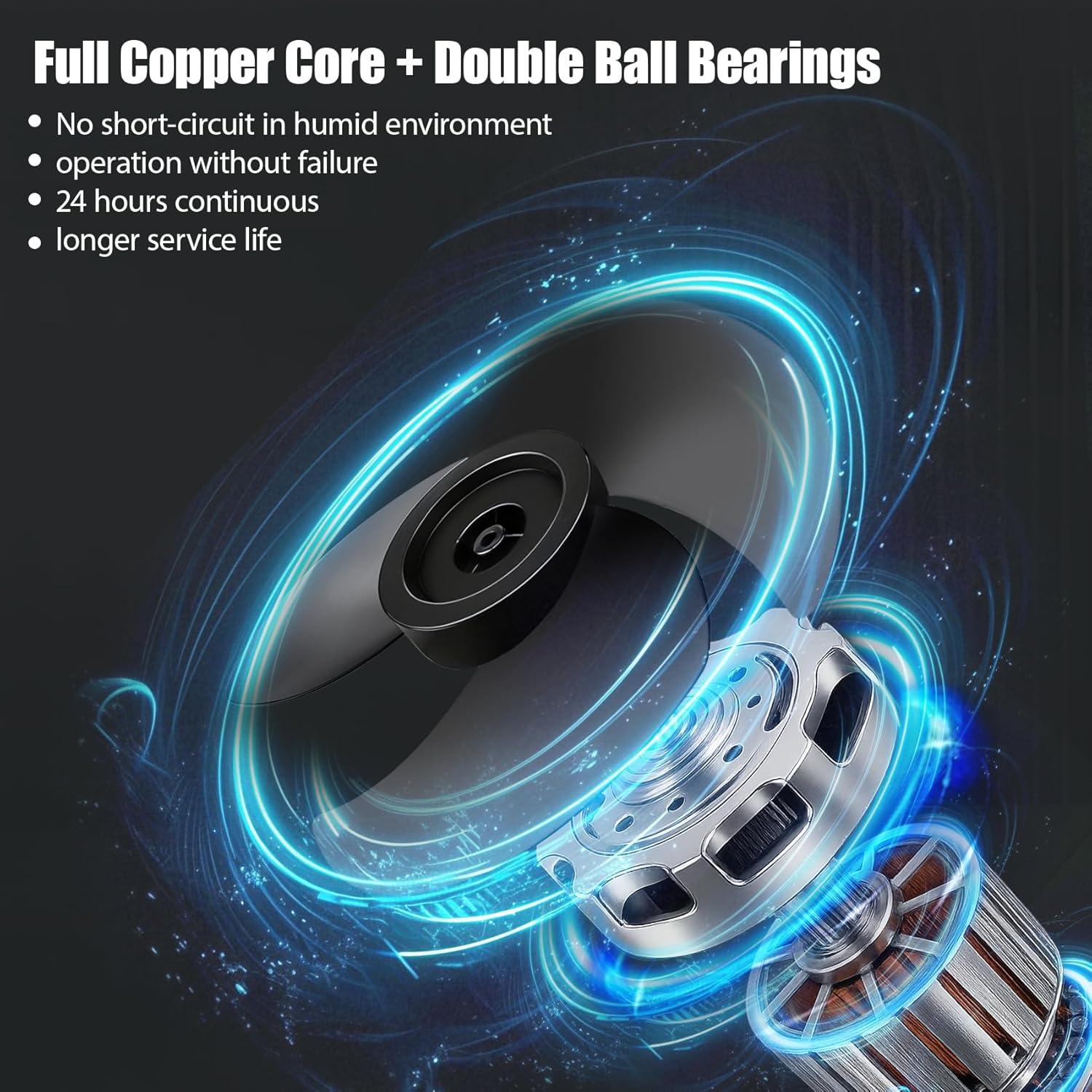 Ventilador Extractor de Baño Wudey V2262-50 7" 50 CFM