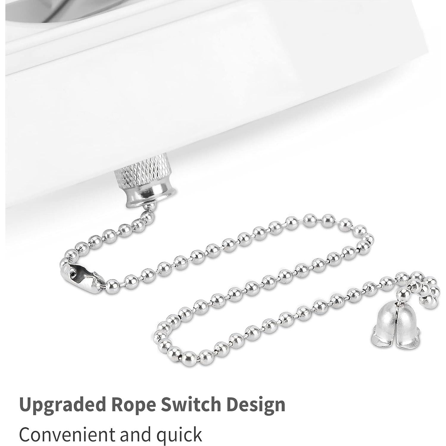 Ventilador de Escape HUGOOME 4" 12W 130m³/h para Baño y Cocina