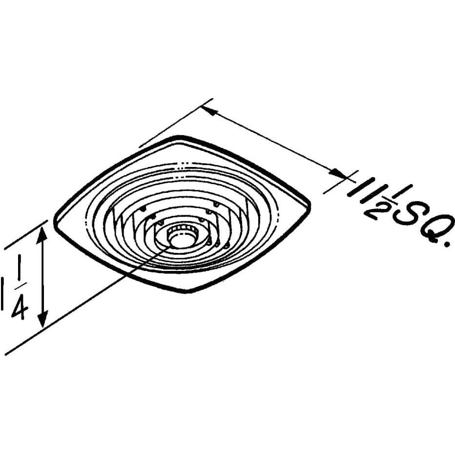 Ventilador de Extracción Broan-NuTone 505 200 CFM 8.5 Sones