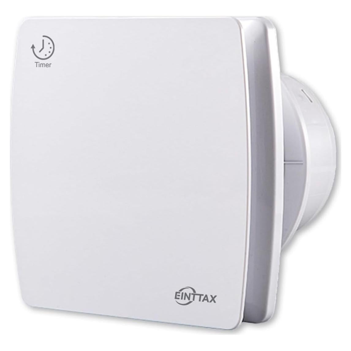 Ventilador de Escape EINTTAX 4" Blanco con Temporizador 12W