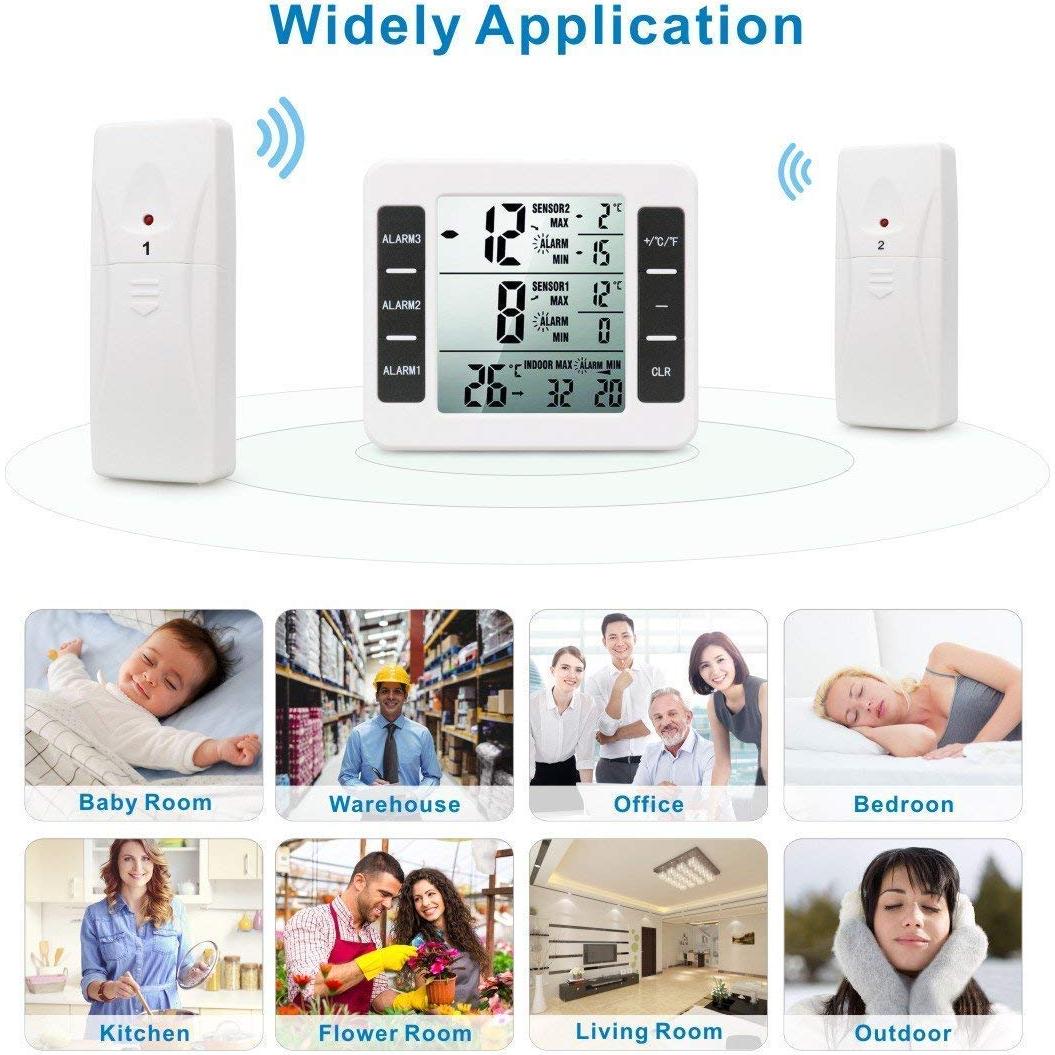 Termómetro Digital Inalámbrico iBetterLife con 2 Sensores