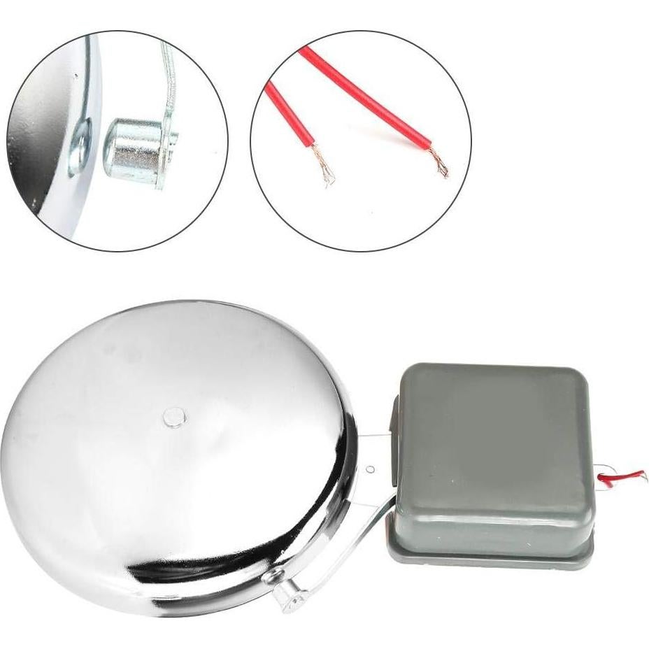 Timbre Eléctrico Dioche 20.32 cm con Cable 110V/220V