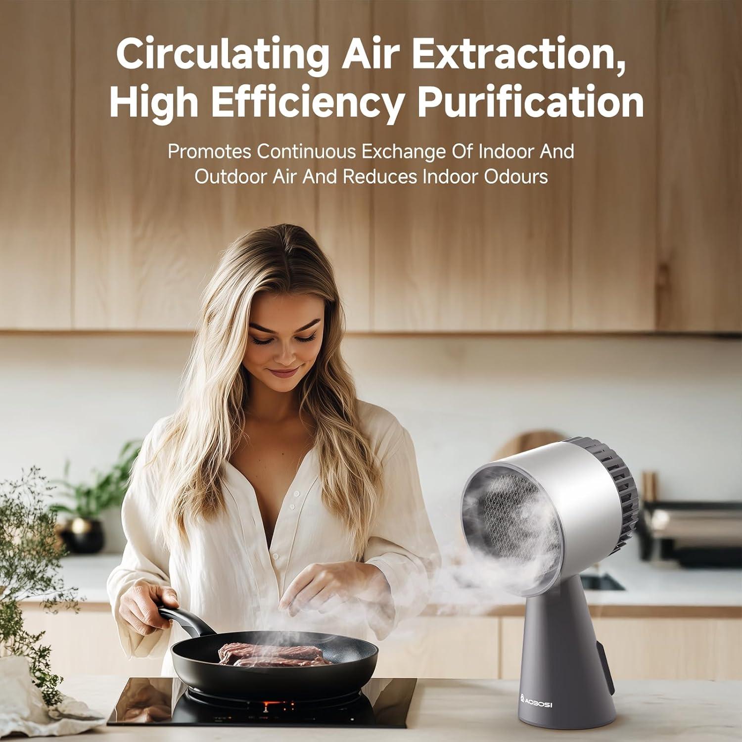 Campana Extractora Portátil AAOBOSI 300 CFM Bajo Ruido