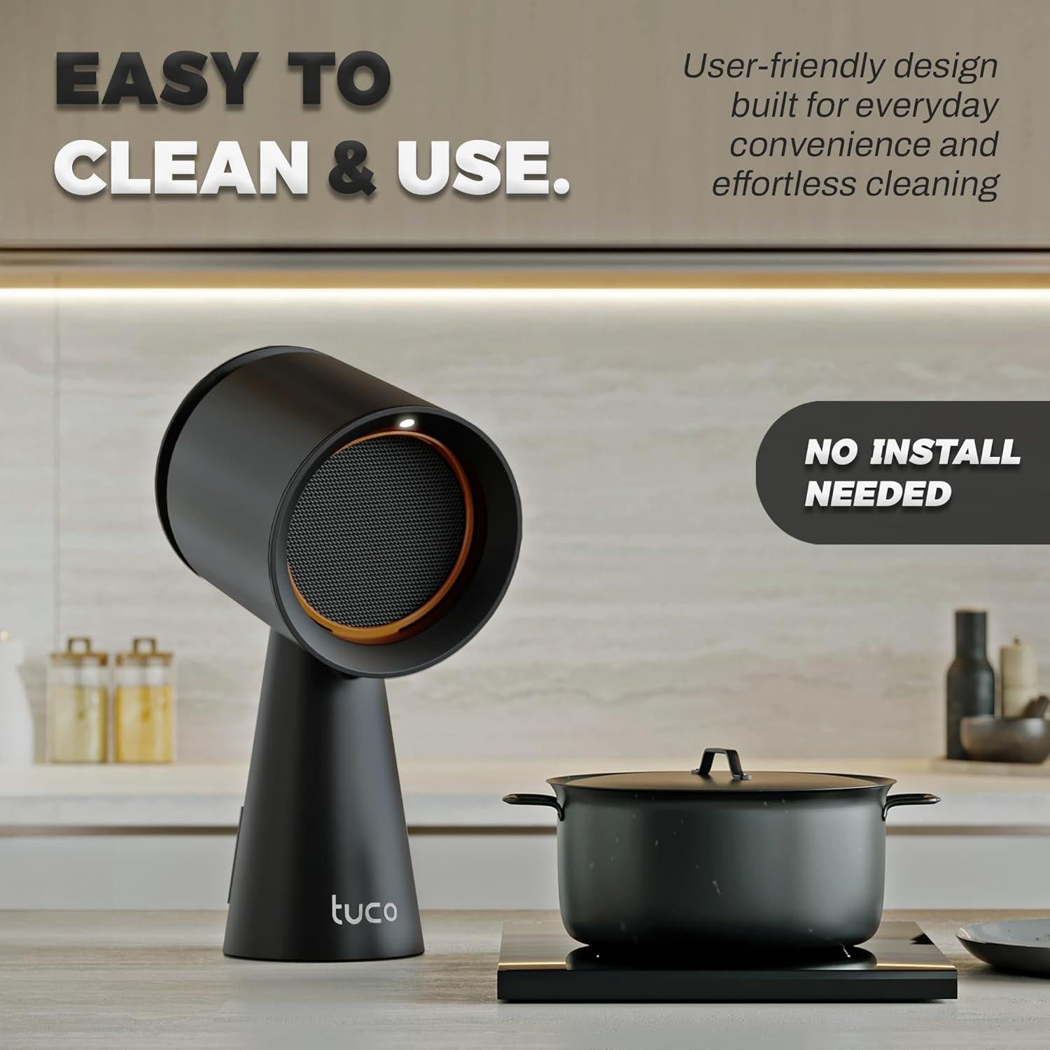 Campana Extractora Portátil TUCO 3 Velocidades Filtro Triple