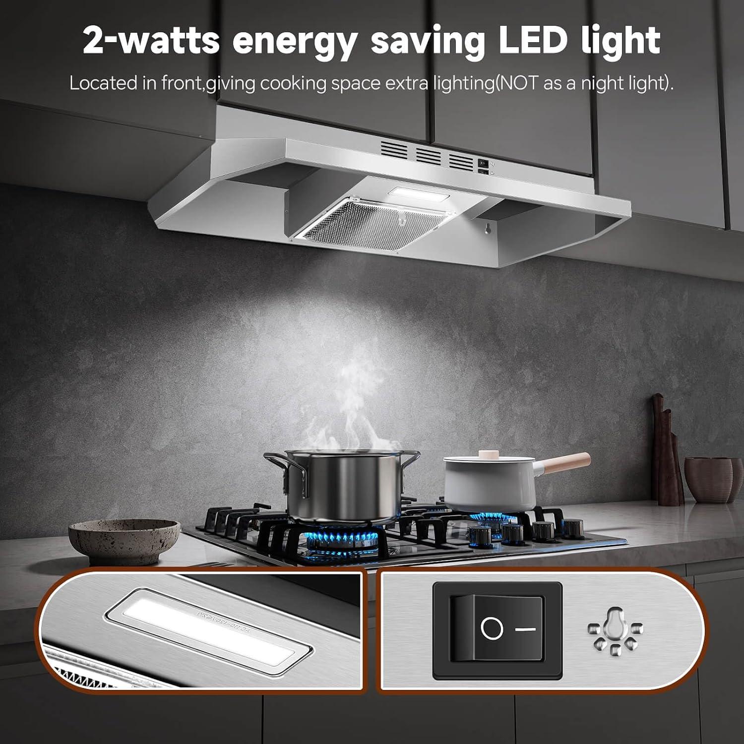 Campana Extractora SNDOAS 36" Acero Inoxidable 230 CFM