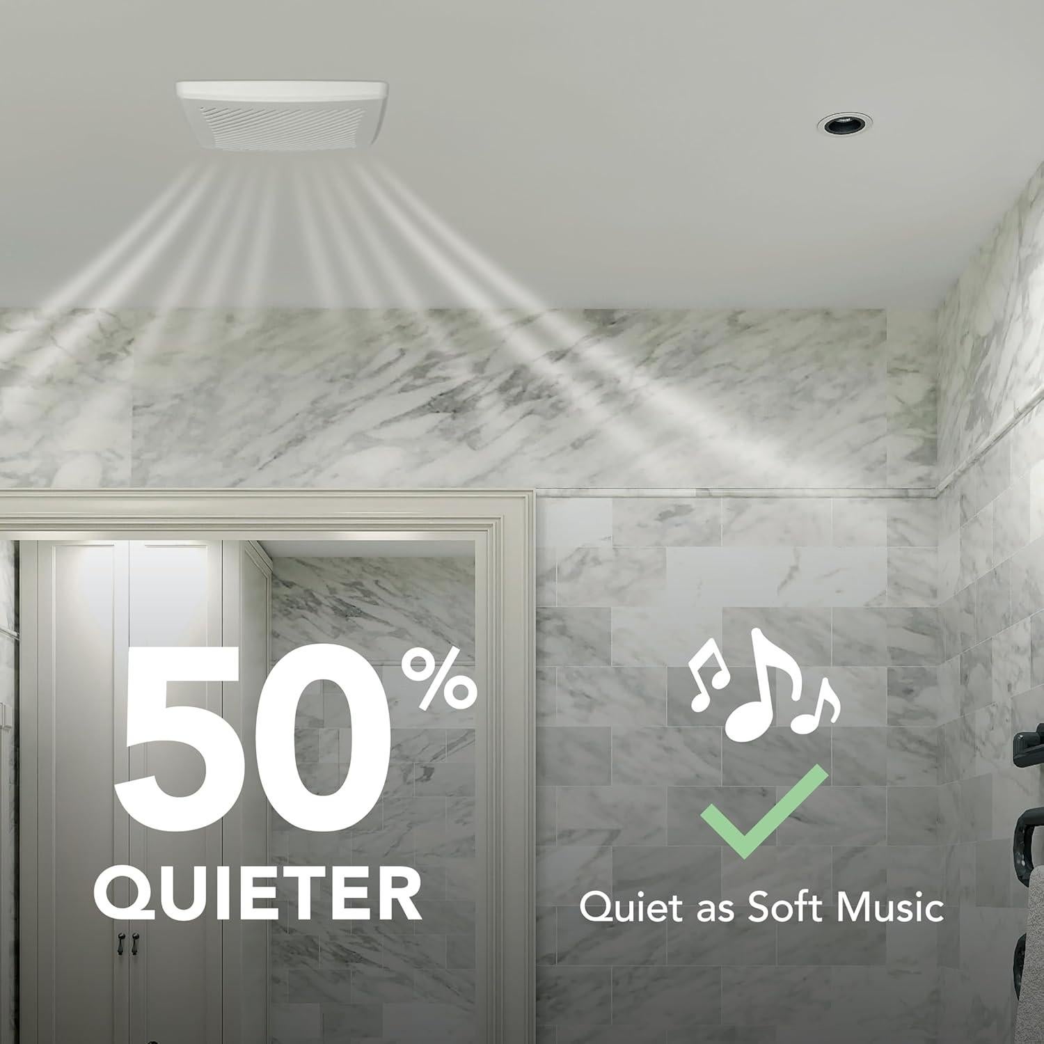 Ventilador Extractor de Baño Broan-NuTone 50 CFM Energy Star