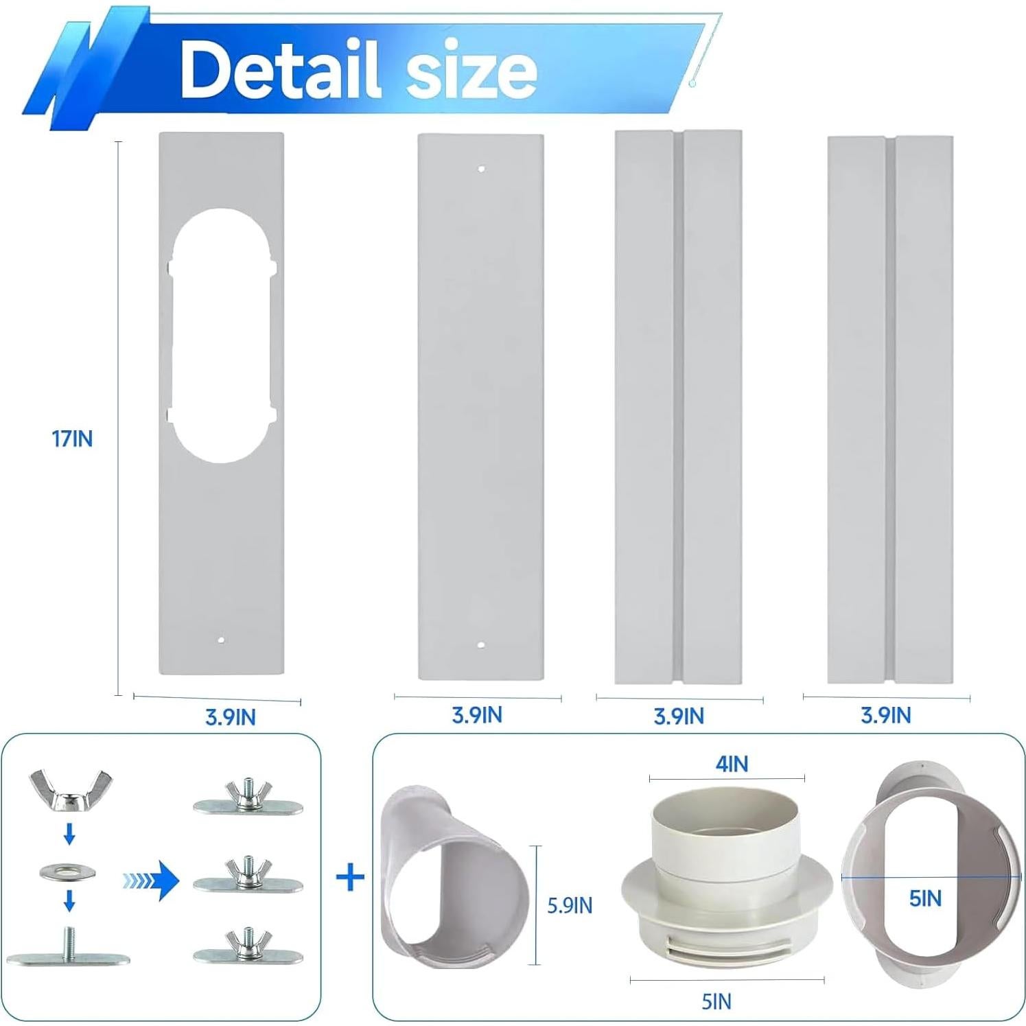 Kit de Ventilación para Secadora BAFOLLGY 4-6" Ajustable
