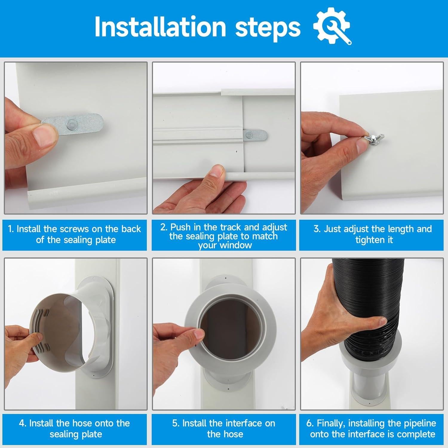 Kit de Ventilación para Secadora BAFOLLGY 4-6" Ajustable