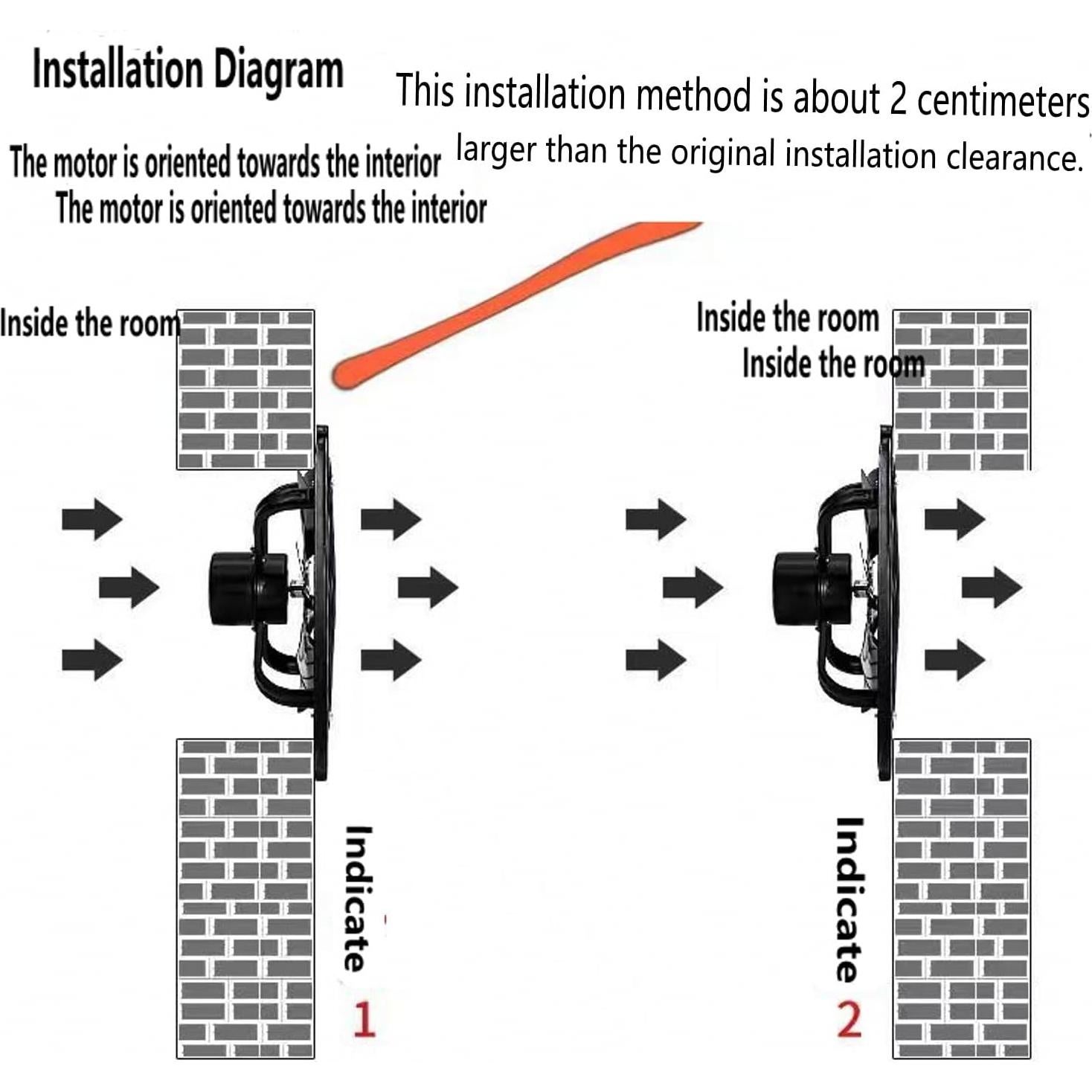Ventilador de Escape de Ventana Gainsh WVF 30.48 cm 720 CFM