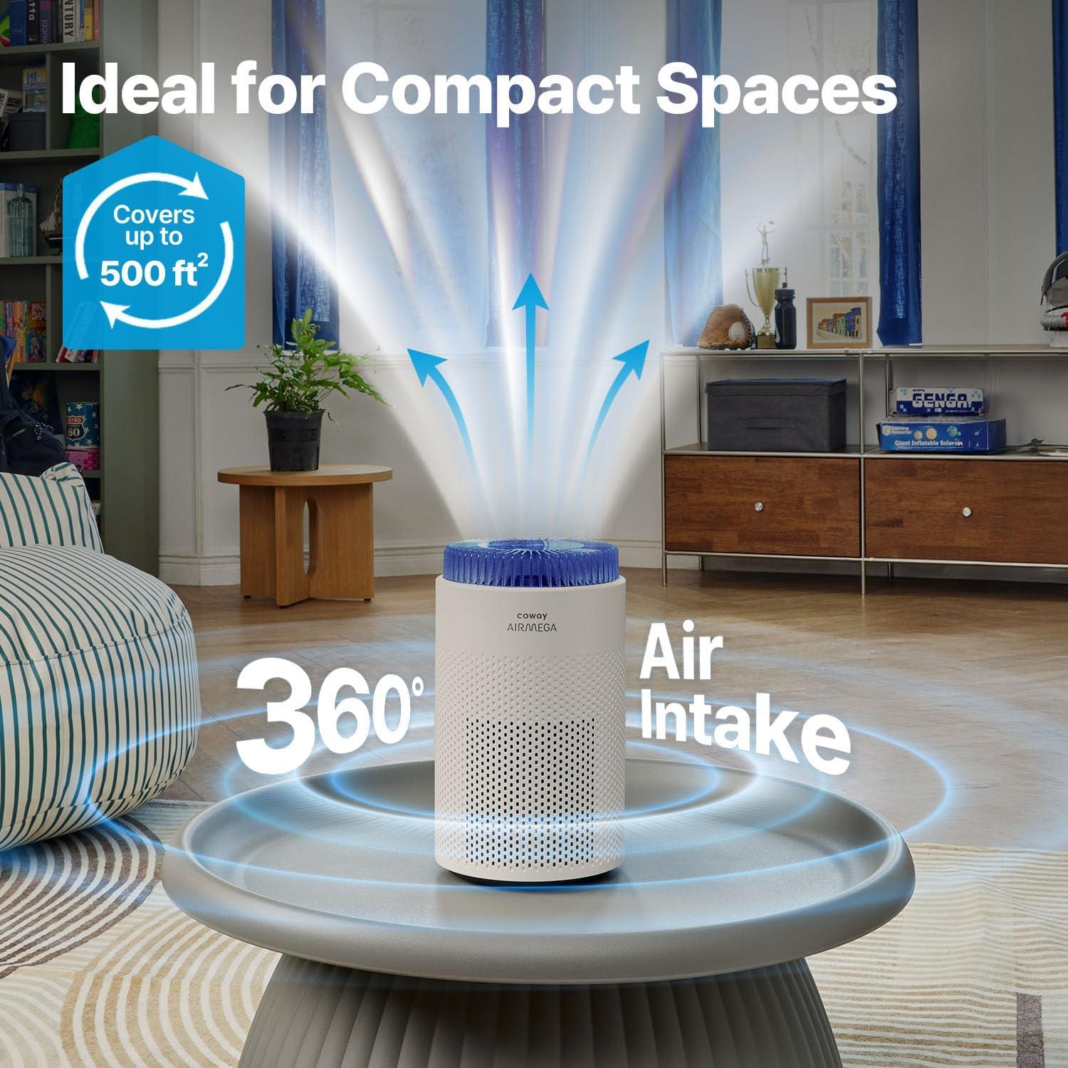 Purificador de Aire Coway Airmega 50, 46.5 m², Filtro 0.01 µm