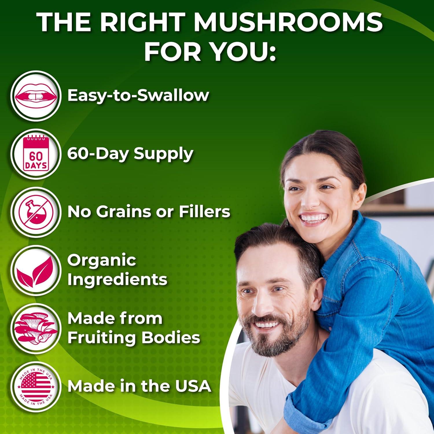 Suplemento de Melena de León Orgánico 120 Cápsulas - Energía y Concentración