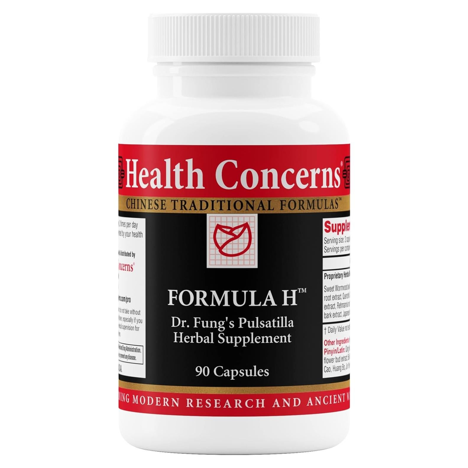 Suplemento Herbal Salud Preocupaciones 90 Cápsulas Circulación