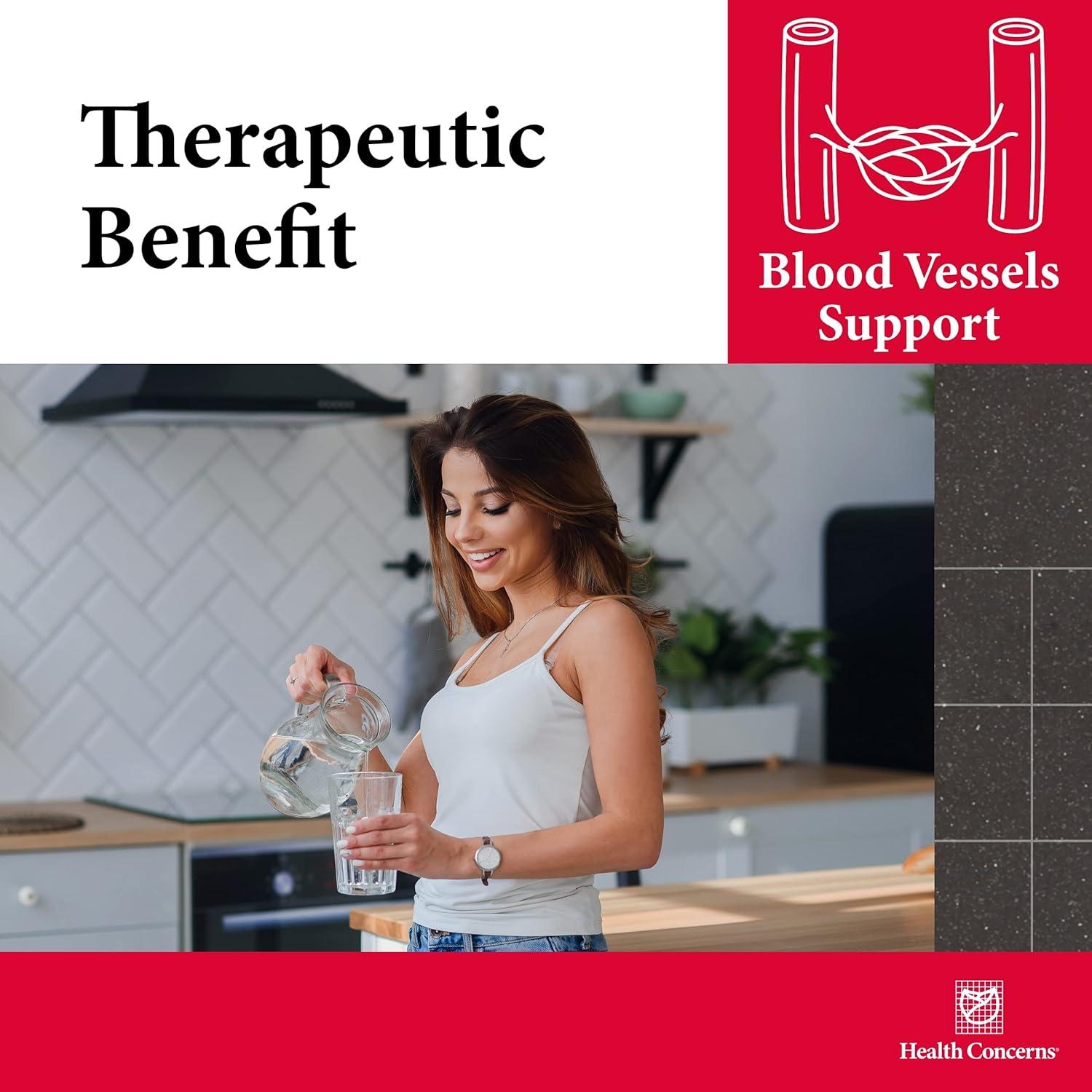 Suplemento Herbal Salud Preocupaciones 90 Cápsulas Circulación