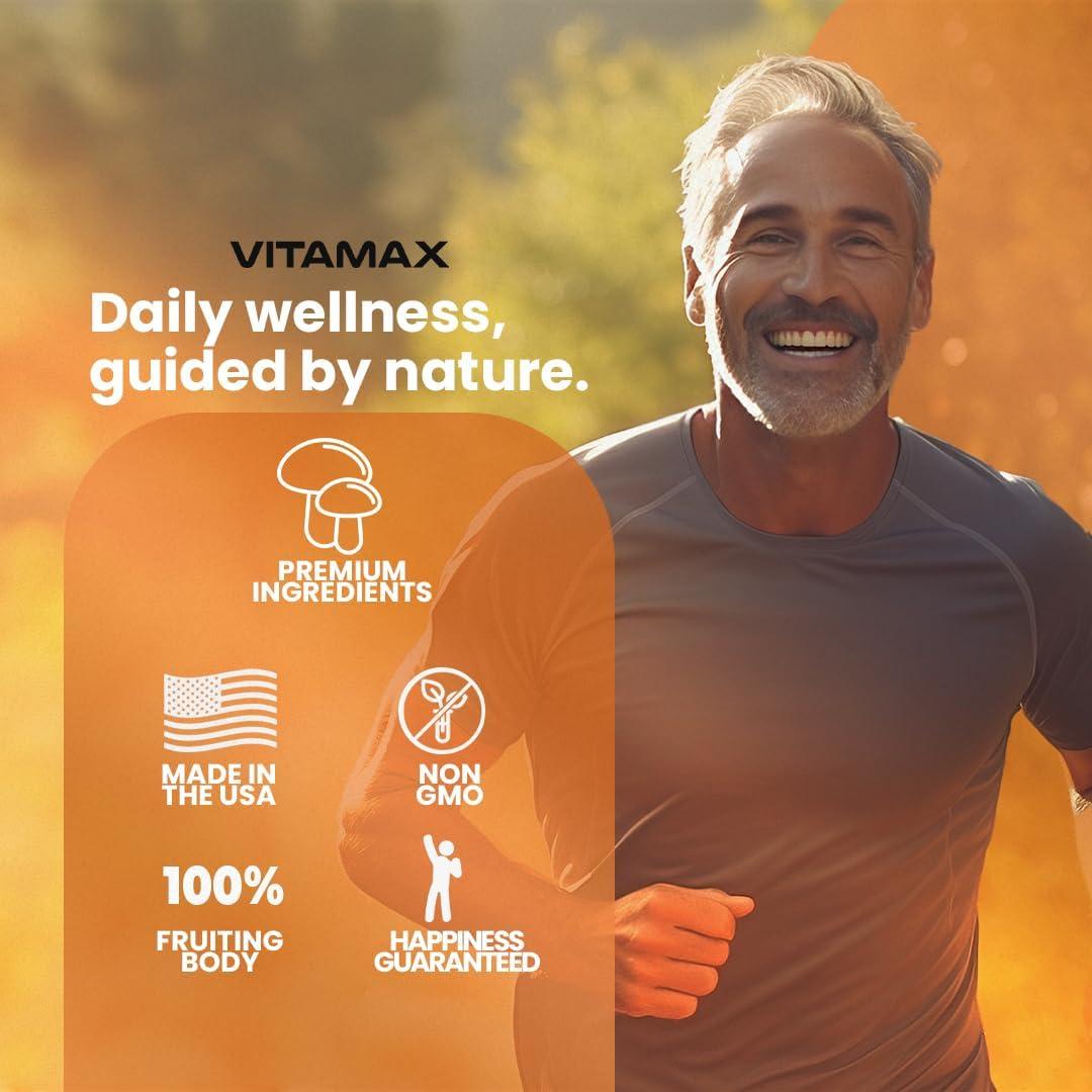 Suplemento de Hongos Vitamax MycoBoost 60 Cápsulas