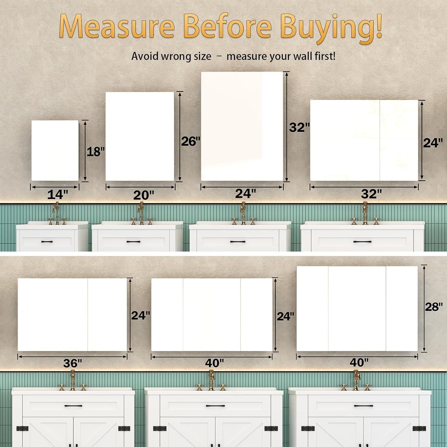 Gabinete de Medicina Umeiga con Espejo 45.72x35.56cm Plata