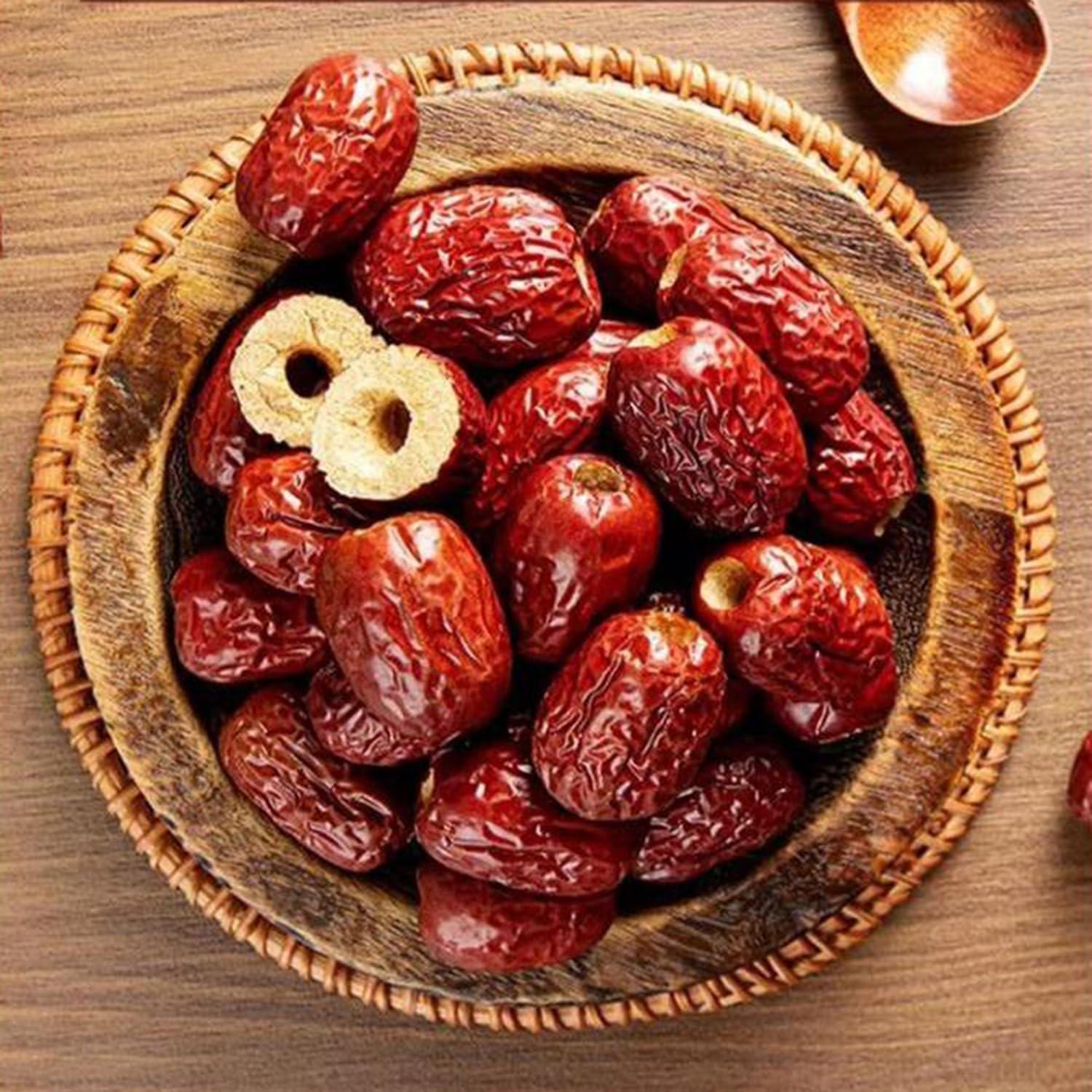 Dátiles Rojos Secos Sin Hueso AFKCCPD 470g Snack Saludable