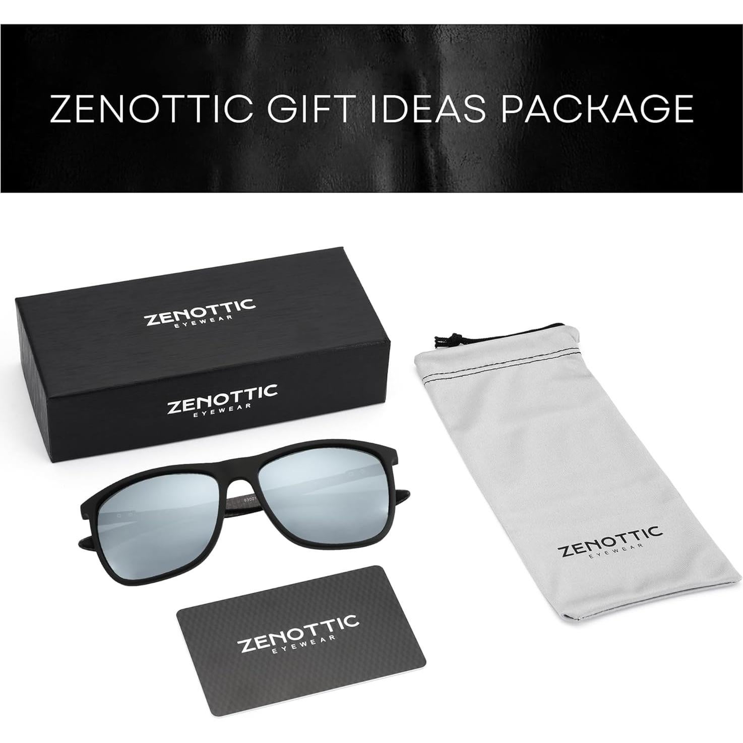 Gafas de sol ZENOTTIC cuadradas polarizadas UV400 para hombres