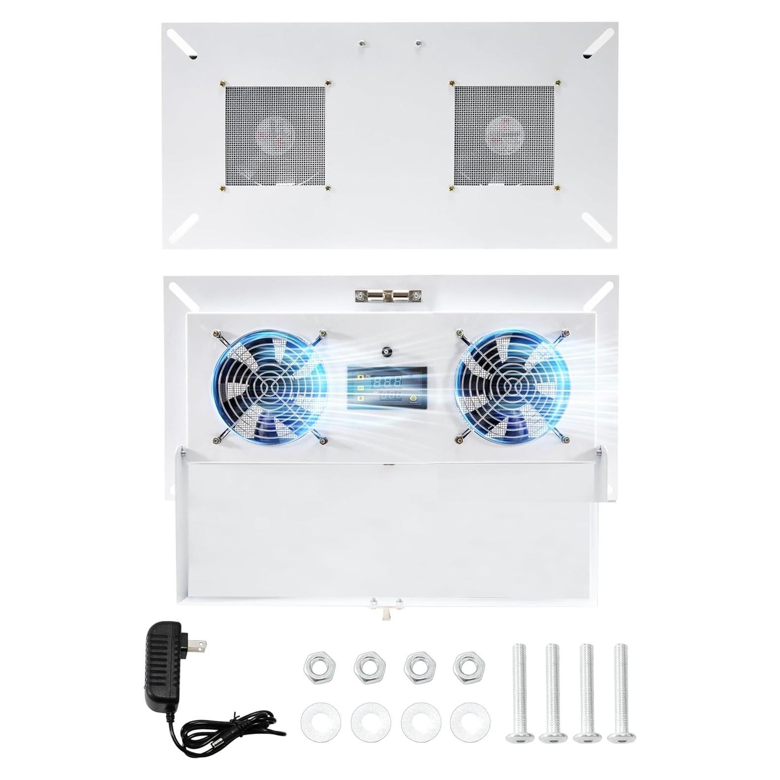 Ventilador de espacio de arrastre Krysolad 220 CFM con termostato