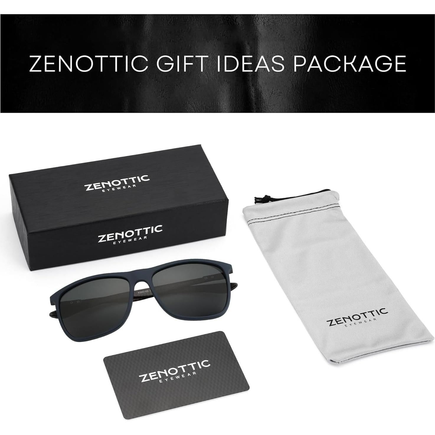 Gafas de sol ZENOTTIC cuadradas UV400 para hombres