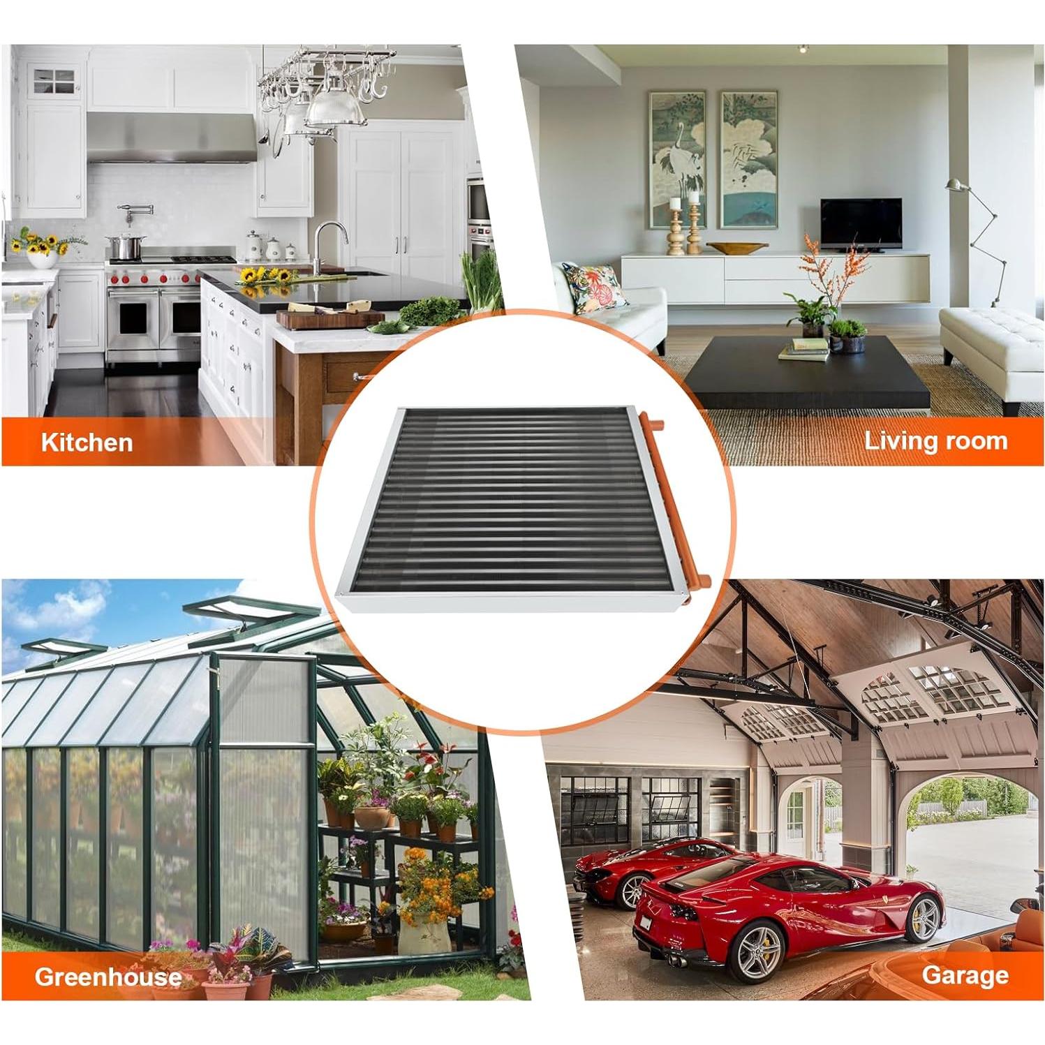 Intercambiador de Calor 22x24 GPOAS Agua a Aire Forzado