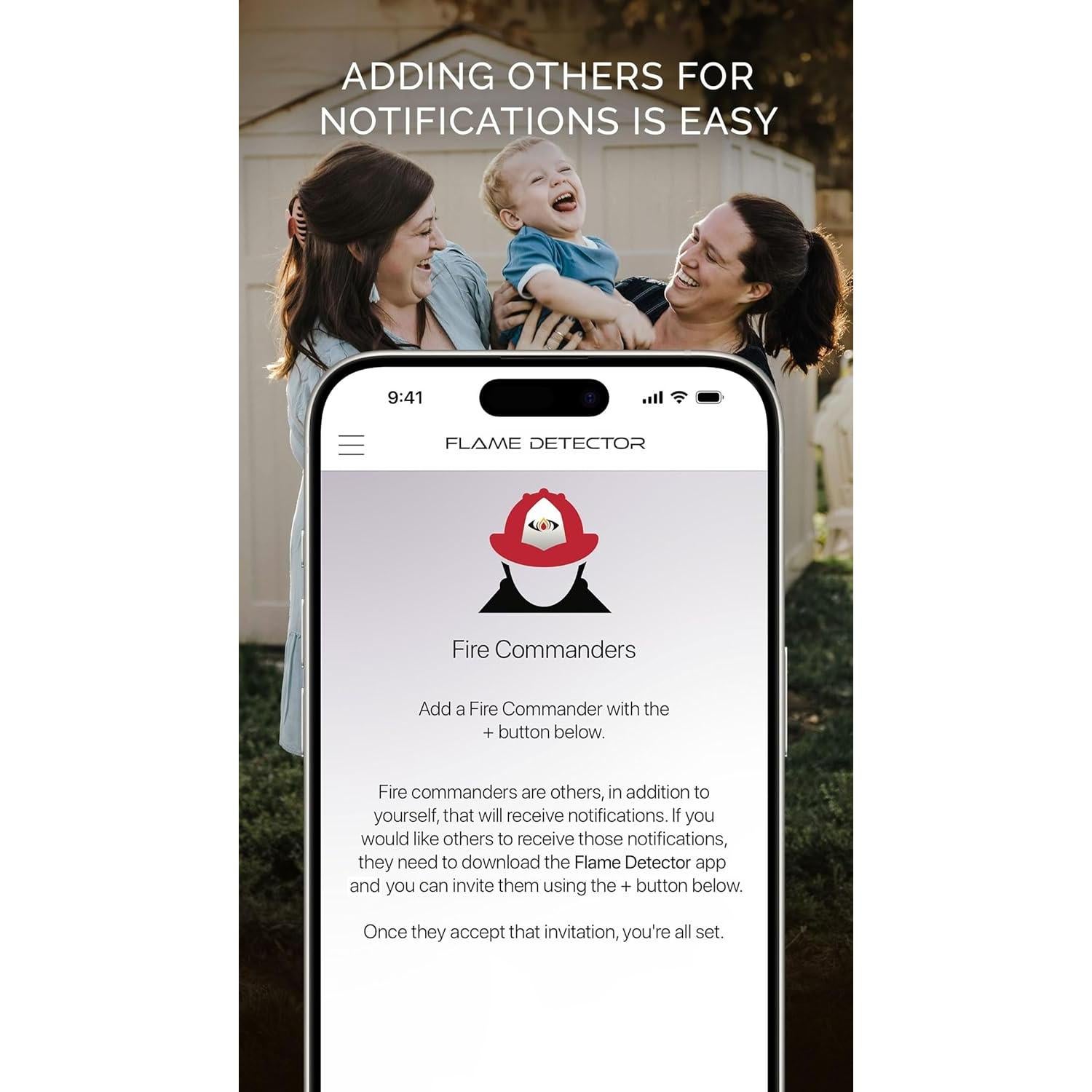 Detector de Llamas Forge Technologies - Alerta Móvil y Local