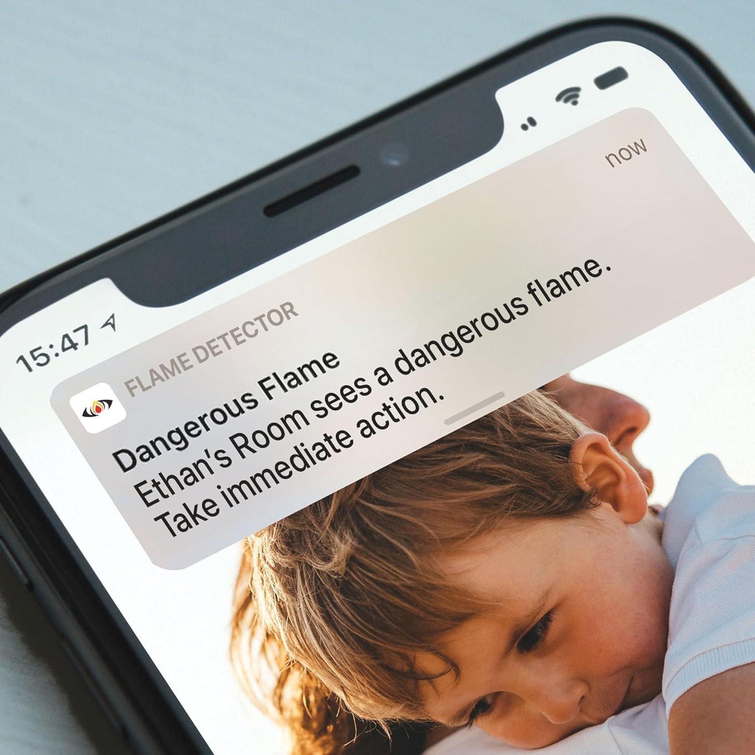 Detector de Llamas Forge Technologies - Alerta Móvil y Local