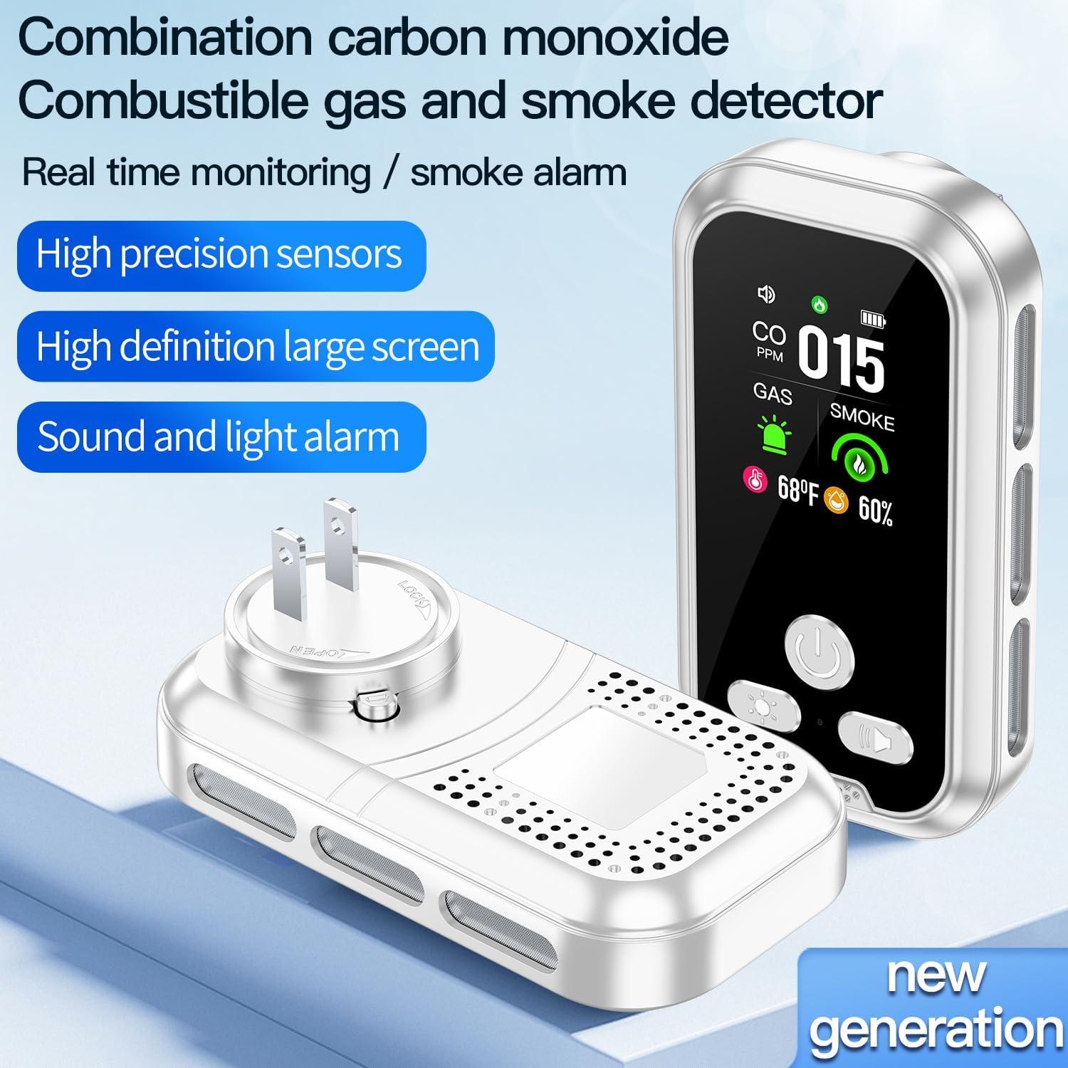 Detector de Humo y Monóxido de Carbono HAKINAKU HD11 5 en 1