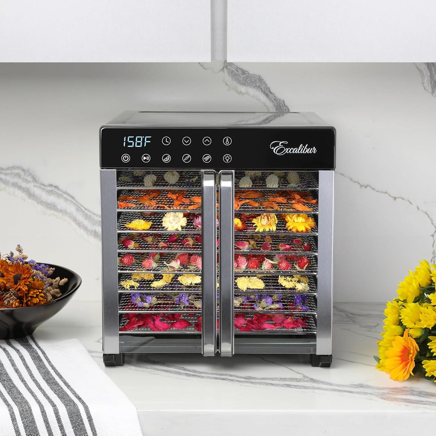 Deshidratador Excalibur 8 Bandejas Acero Inoxidable 700W