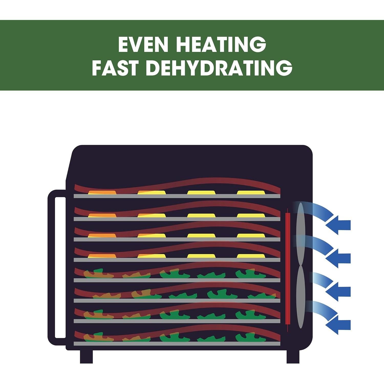 Deshidratador Excalibur 8 Bandejas Acero Inoxidable 700W