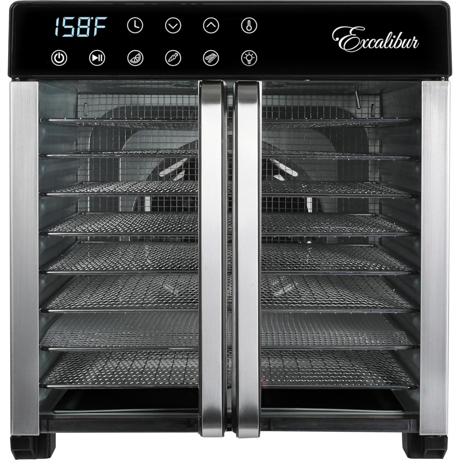 Deshidratador Excalibur 8 Bandejas Acero Inoxidable 700W