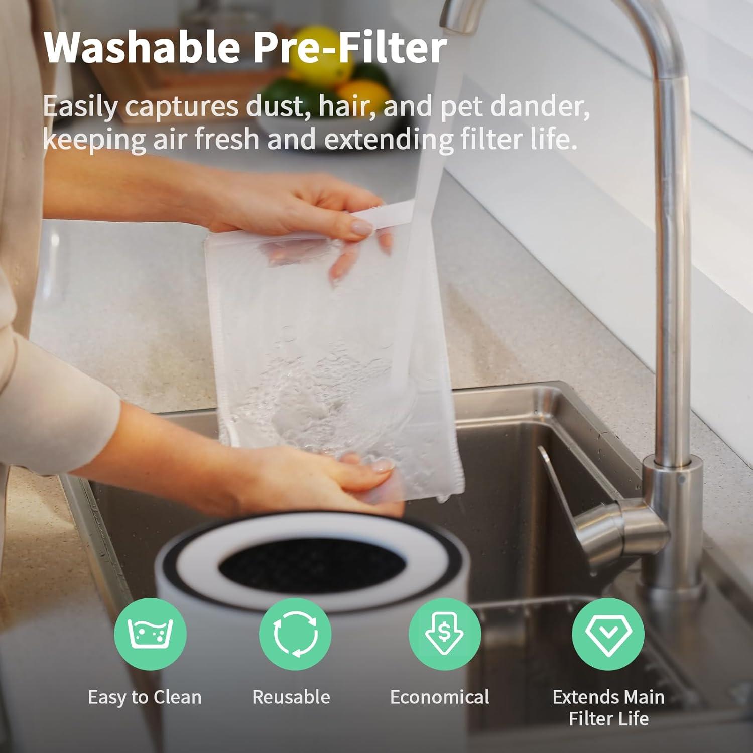 Purificador de Aire Afloia Pluto 4-en-1 para Hogar 100 m²