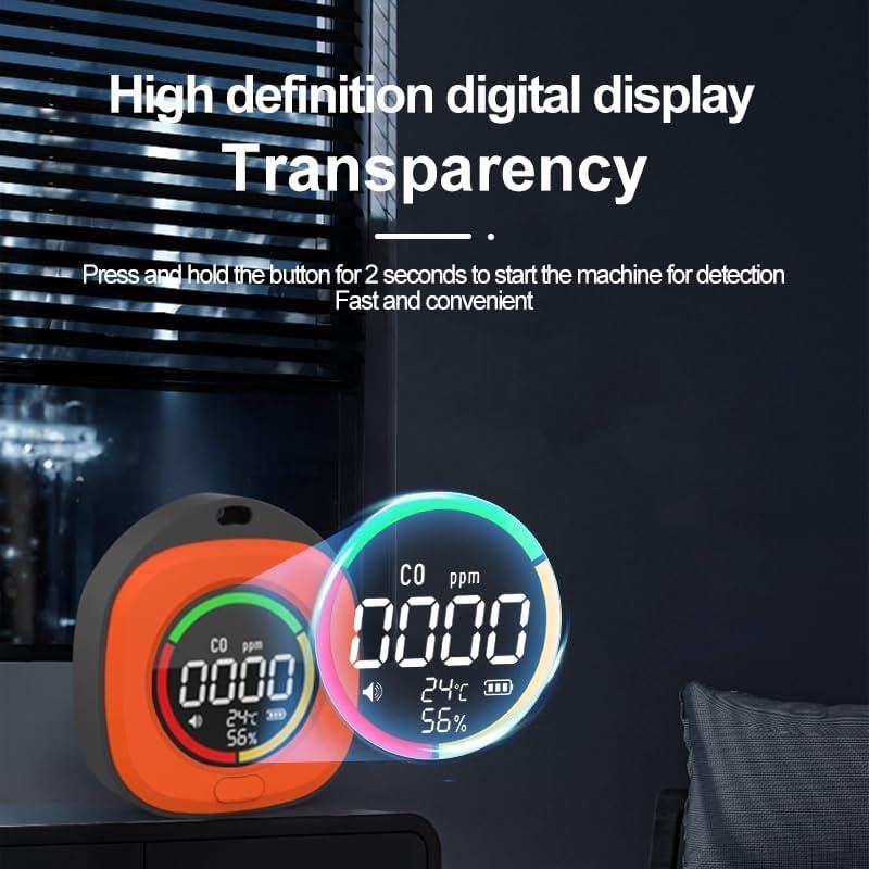 Detector de Monóxido de Carbono Genérico K5 Portátil 3 en 1