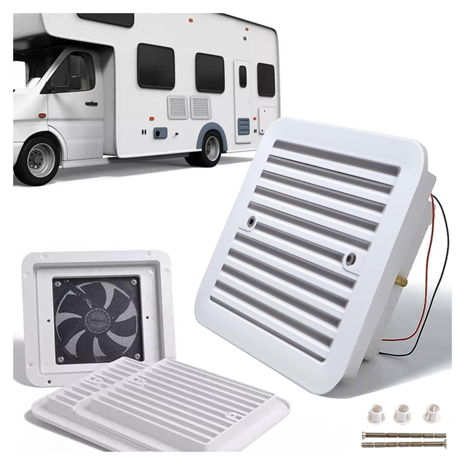 Ventilador Extractor AUTOXBERT 12V 2.4W Silencioso Blanco