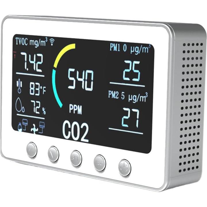 Monitor de Calidad del Aire Interior 6 en 1 Prodo PT02