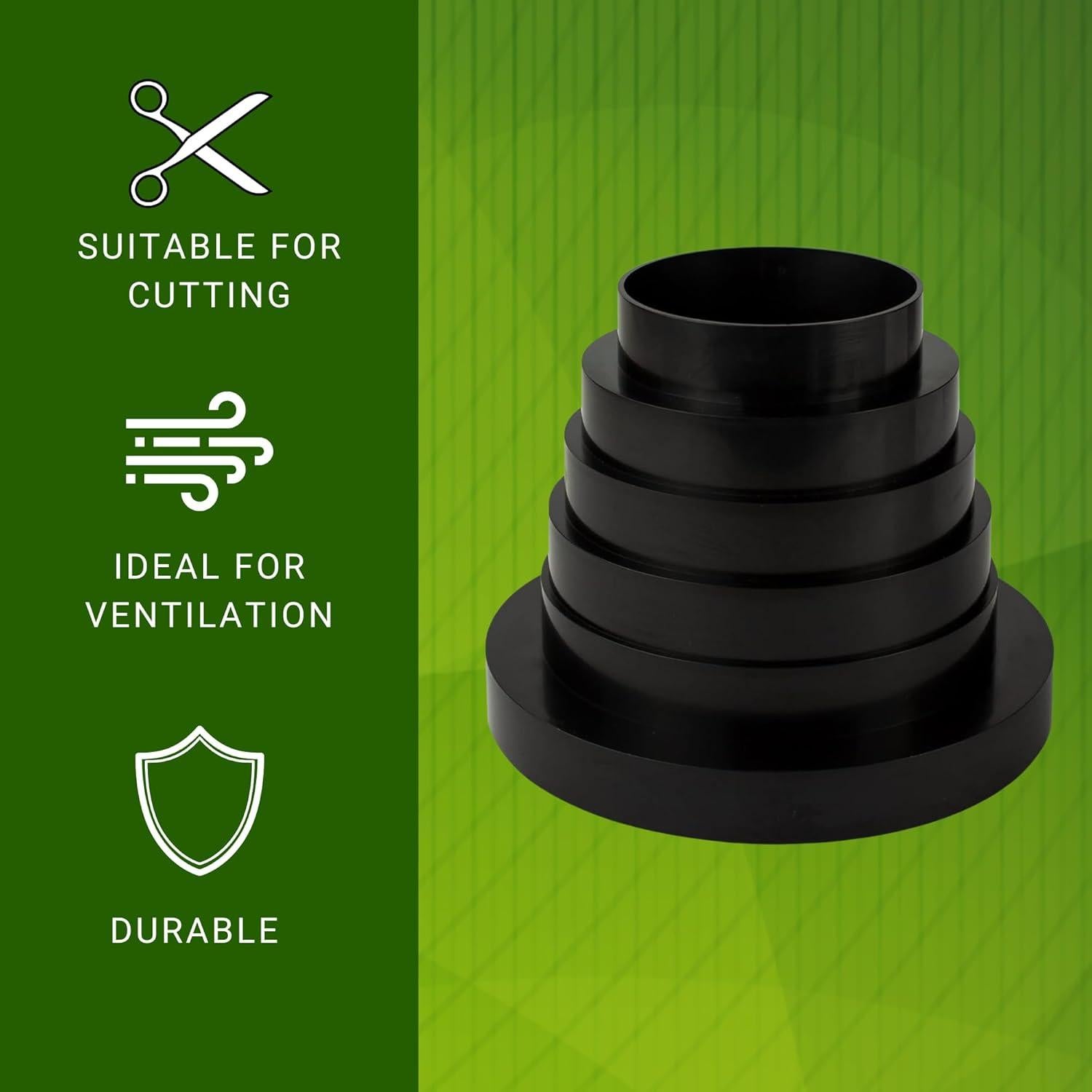 Reductor de Conductos de Aire 3 a 6 Pulgadas Control Garden x2